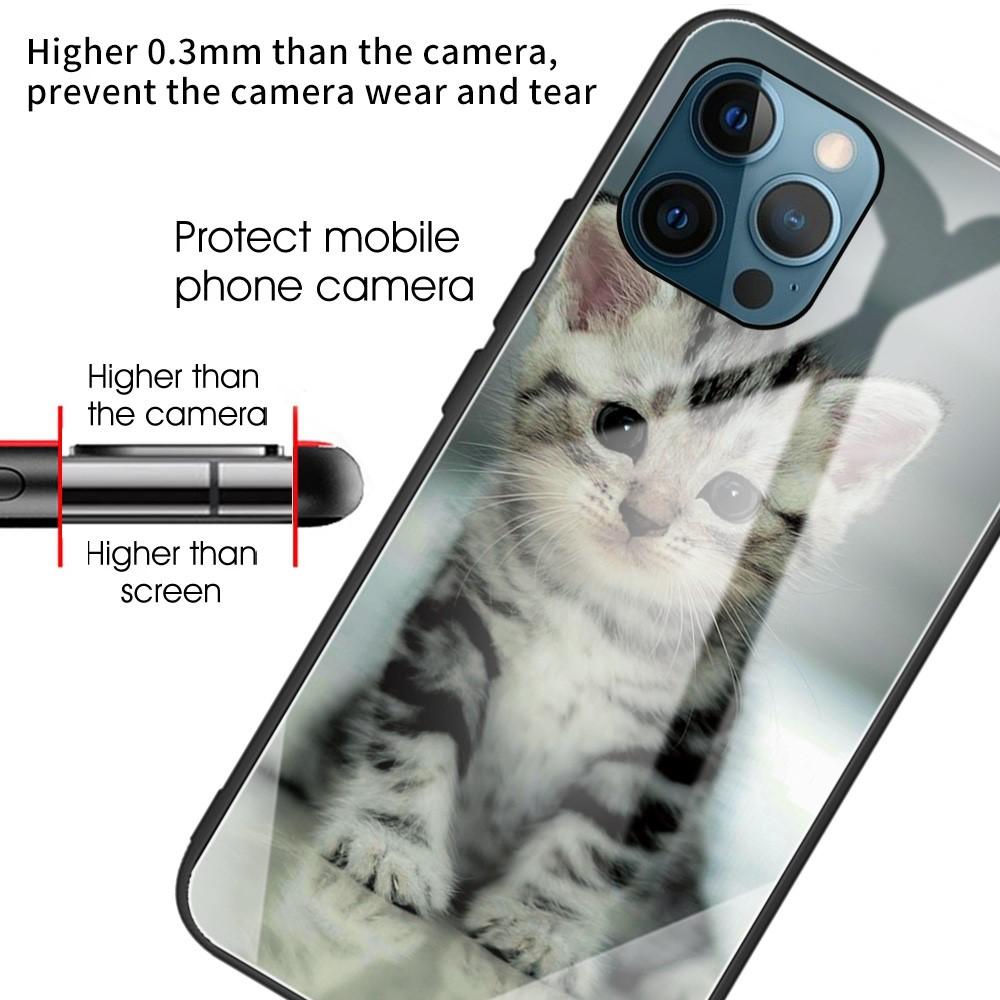 iPhone 12/12 Pro Tempered Glass Case Kitten