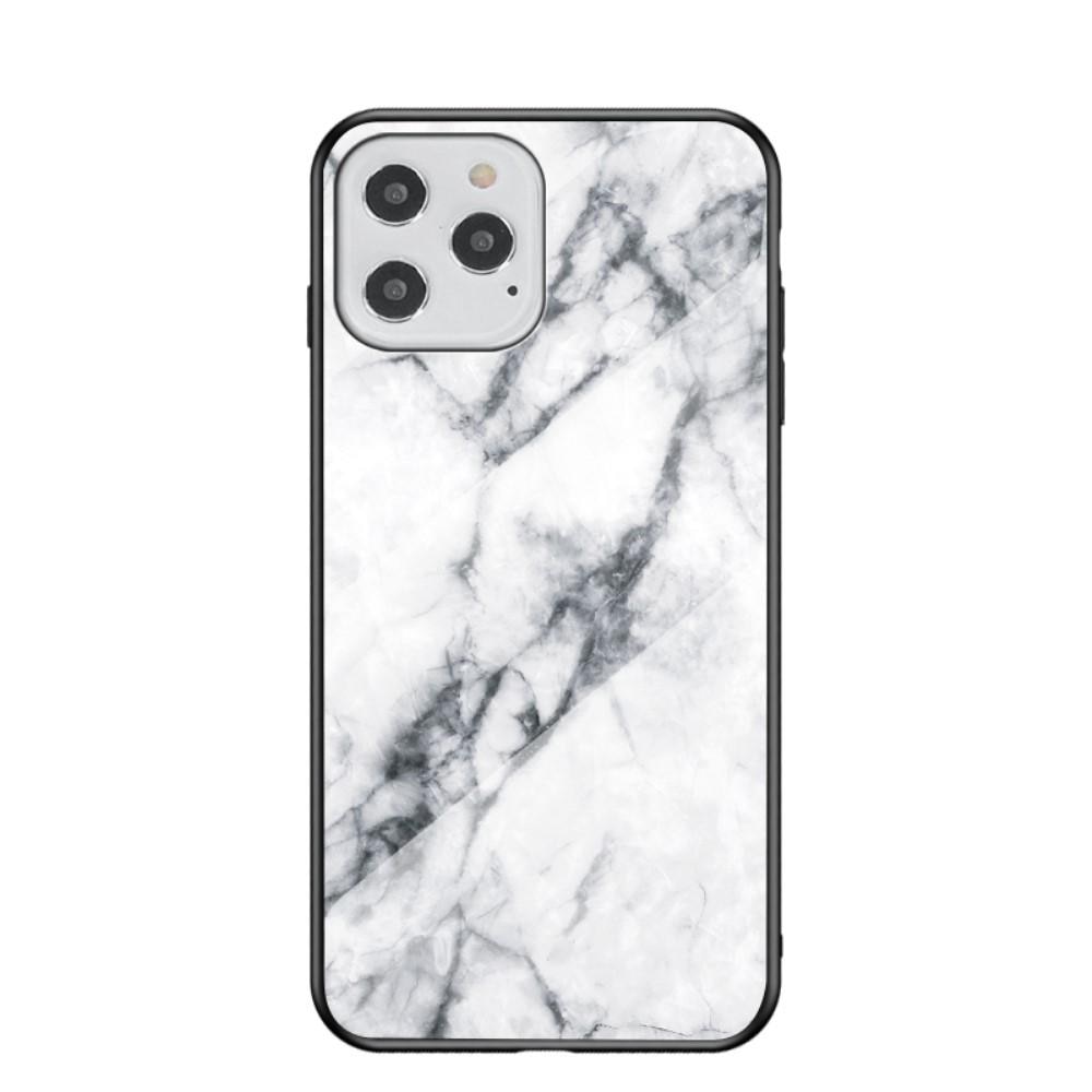 iPhone 12/12 Pro Tempered Glass Case White Marble