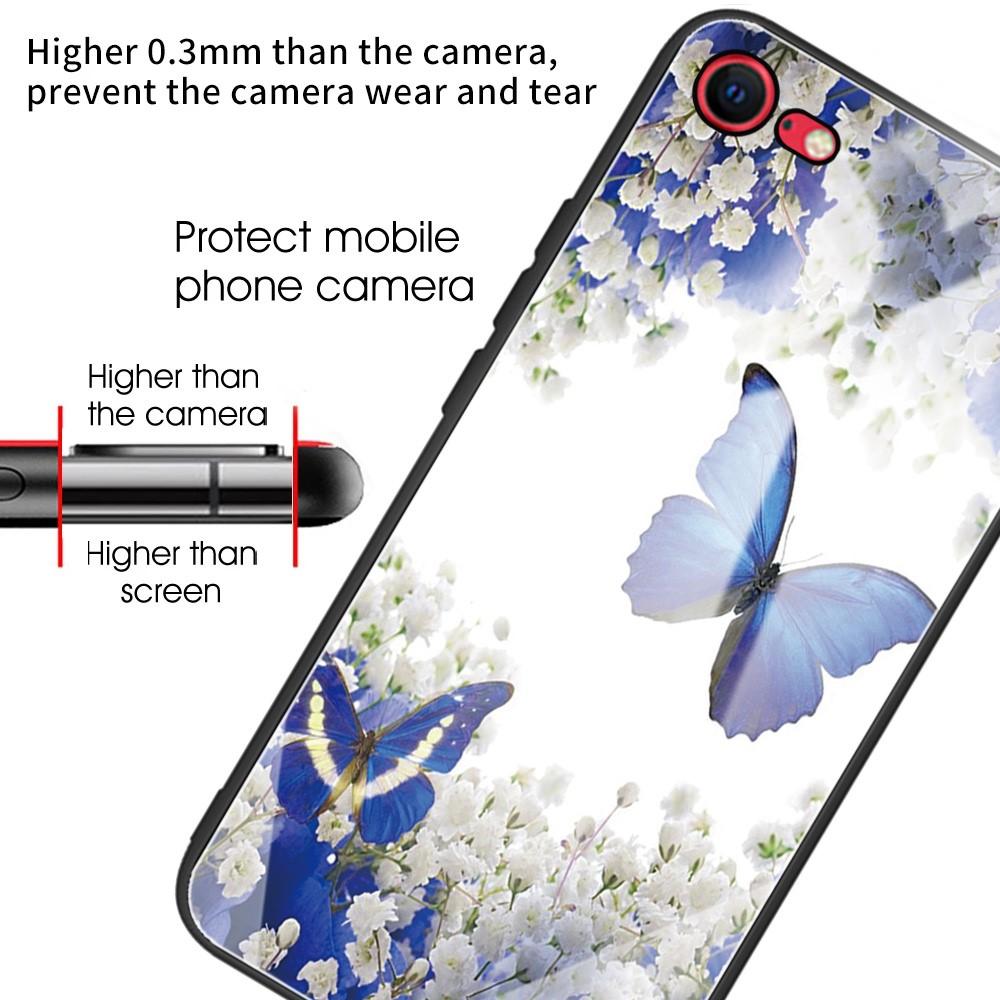 iPhone 7/8/SE Tempered Glass Case Butterflies