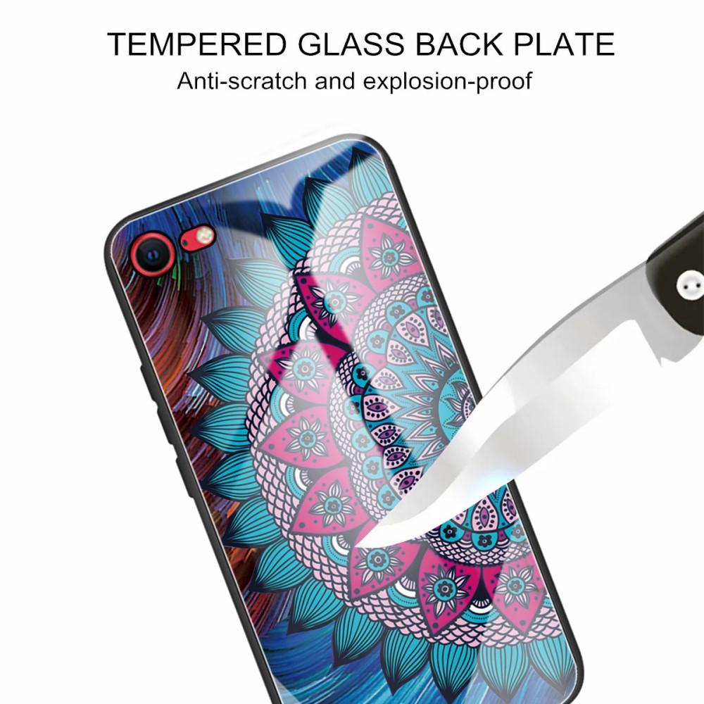 iPhone 7/8/SE Tempered Glass Case Mandala