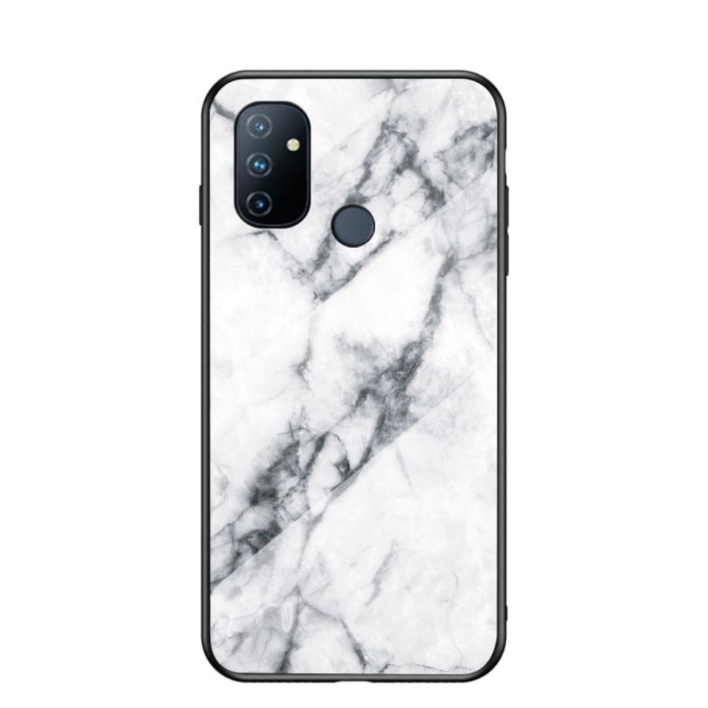 OnePlus Nord N100 Tempered Glass Case White Marble