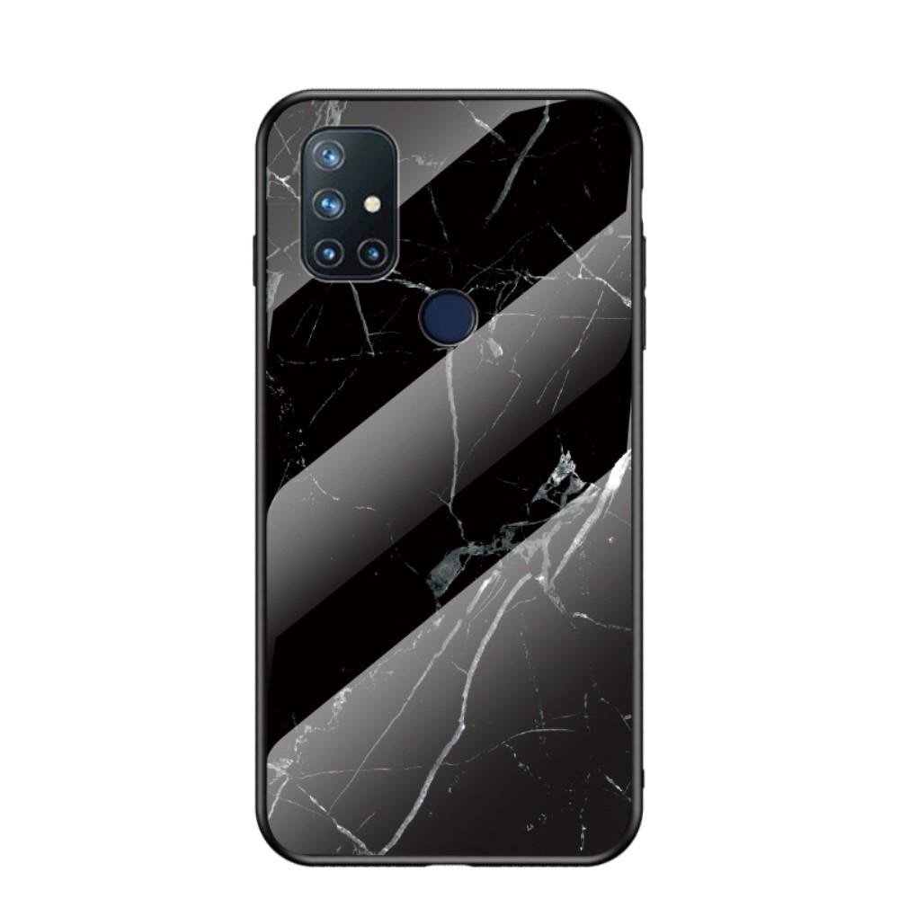 OnePlus Nord N10 5G Tempered Glass Case Black Marble