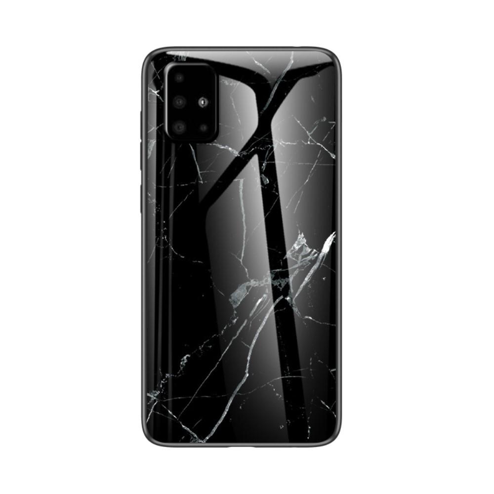Samsung Galaxy A51 Tempered Glass Case Black Marble