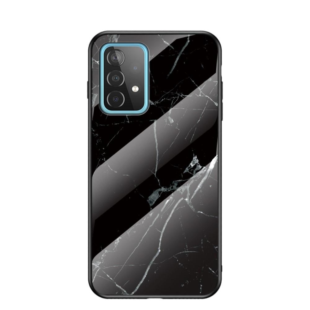 Samsung Galaxy A52 5G Tempered Glass Case Black Marble