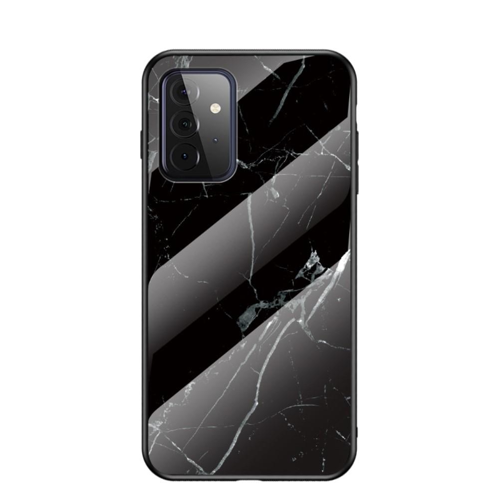 Samsung Galaxy A72 5G Tempered Glass Case Black Marble
