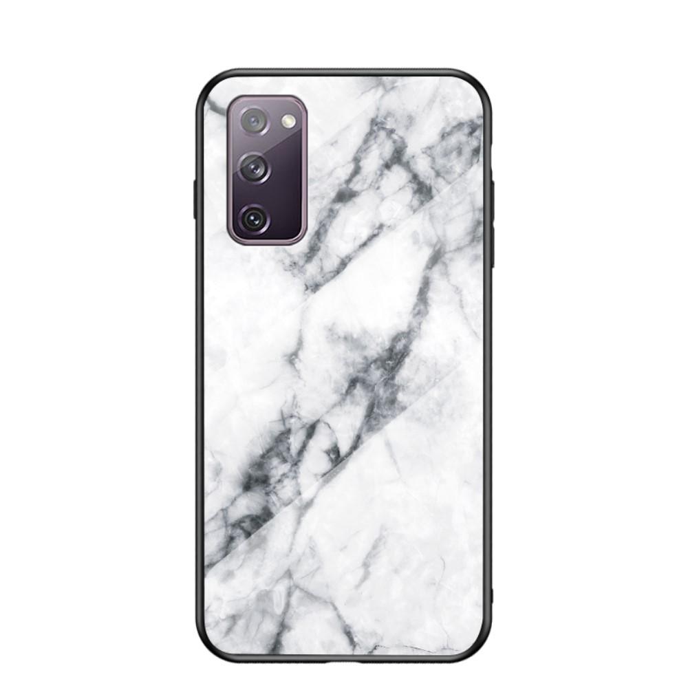 Samsung Galaxy S20 FE Tempered Glass Case White Marble