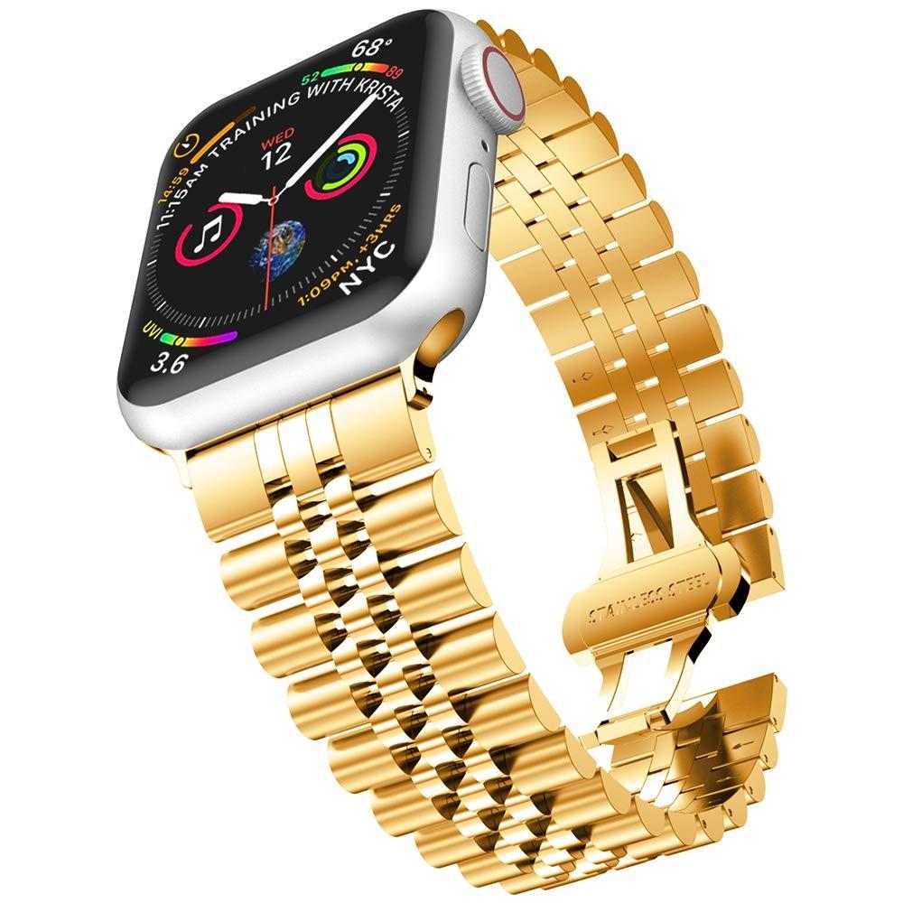 Apple Watch SE 44mm Stainless Steel Bracelet Gold