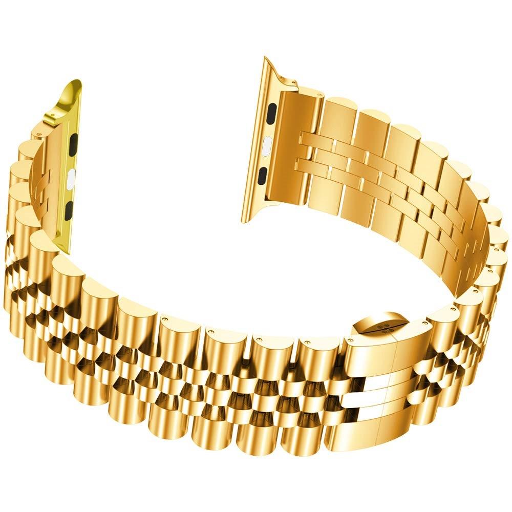 Apple Watch SE 44mm Stainless Steel Bracelet Gold