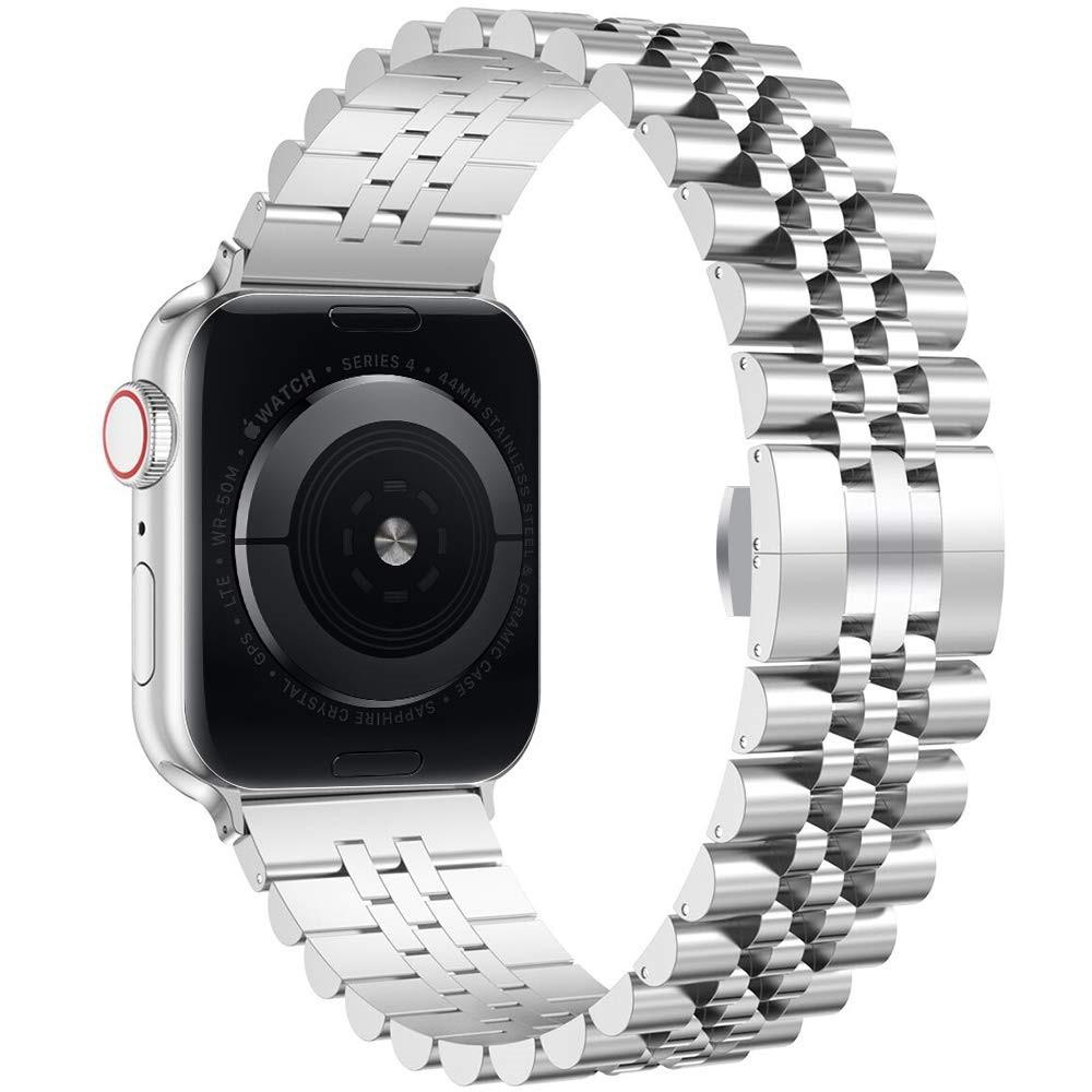 Apple Watch 45mm Series 8 Stainless Steel Bracelet Silver