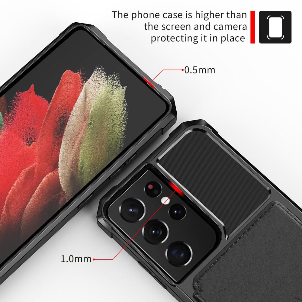 Samsung Galaxy S21 Ultra Tough Multi-slot Case Black