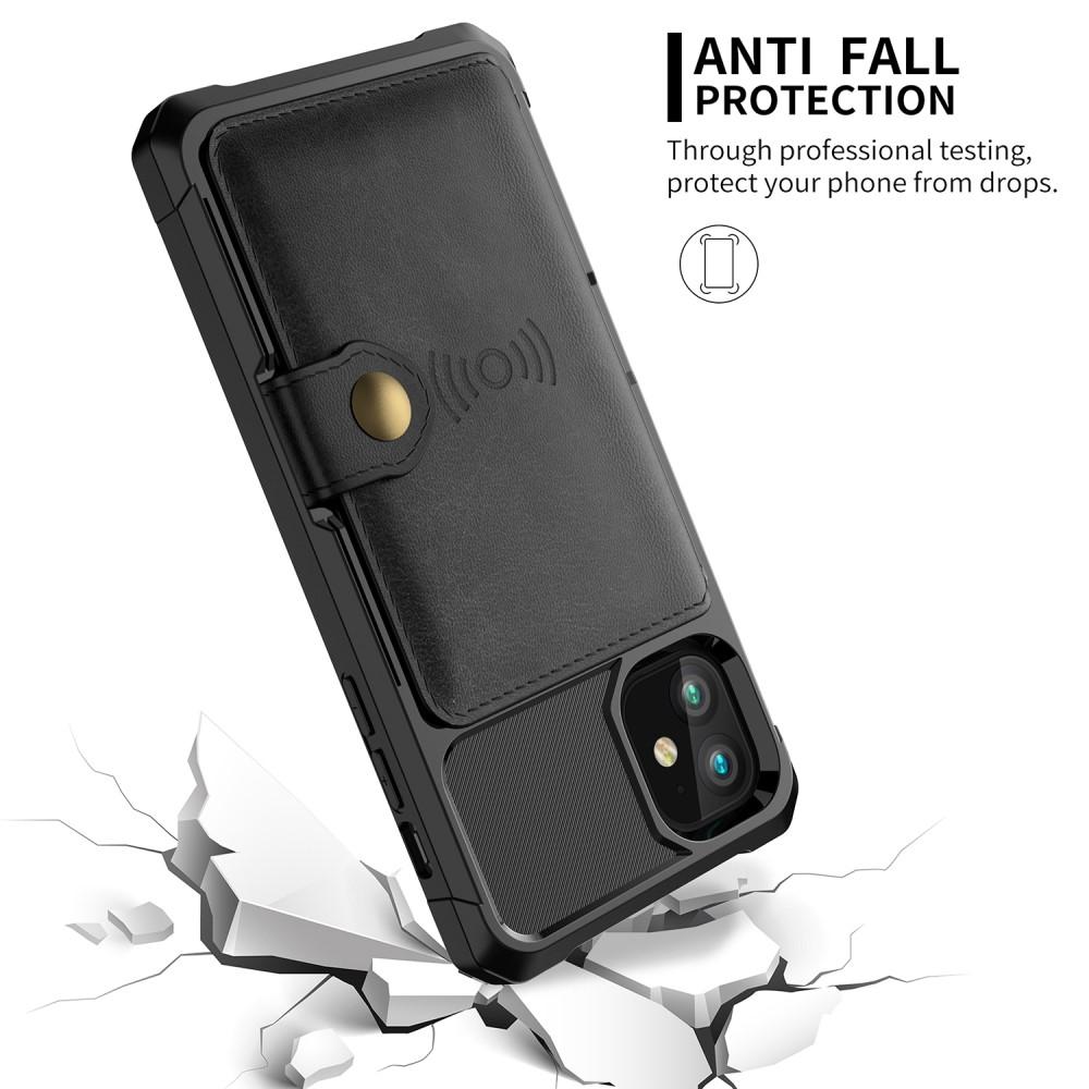 iPhone 12/12 Pro Tough Multi-slot Case Black