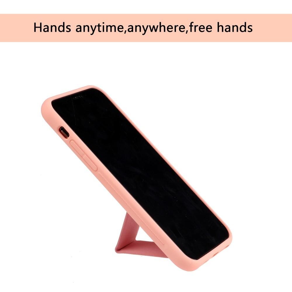 iPhone 11 Pro TPU Case with Hand Strap Pink