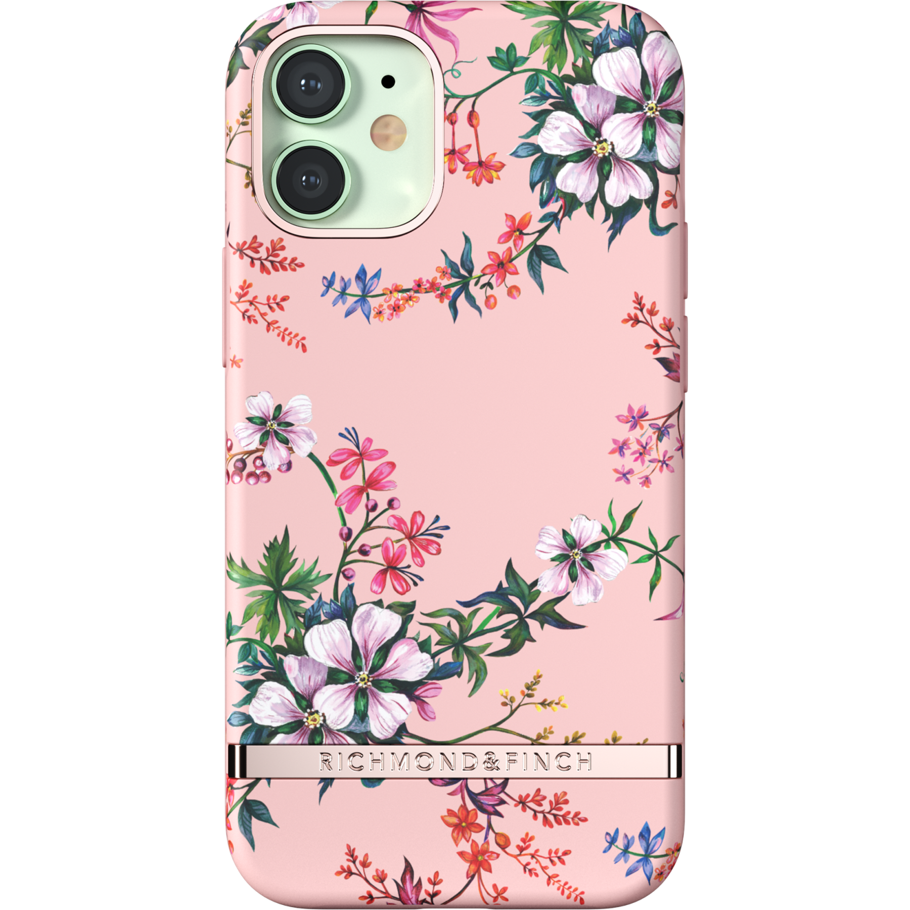 iPhone 12 Mini Case Pink Blooms