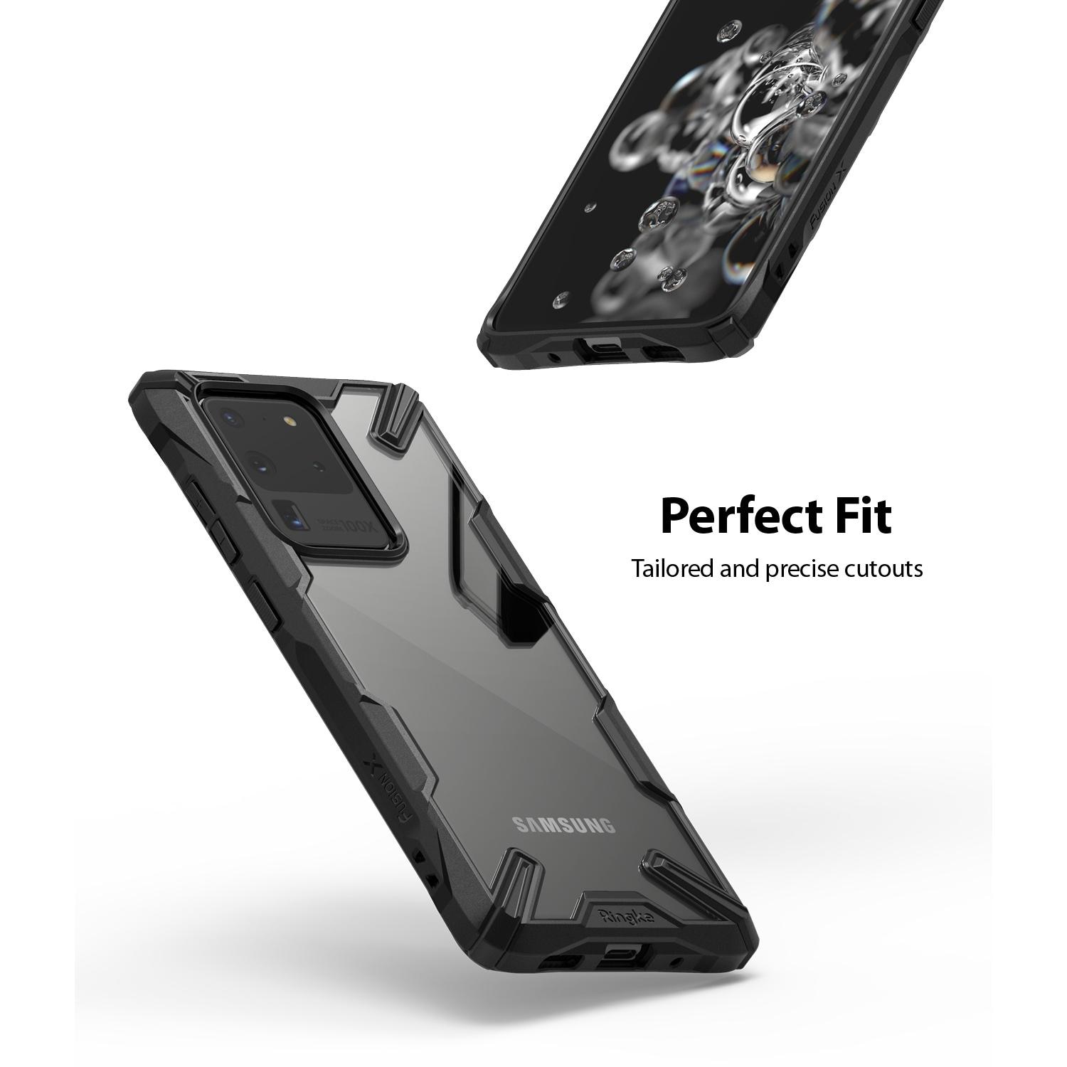 Samsung Galaxy S20 Ultra Fusion X Case Black