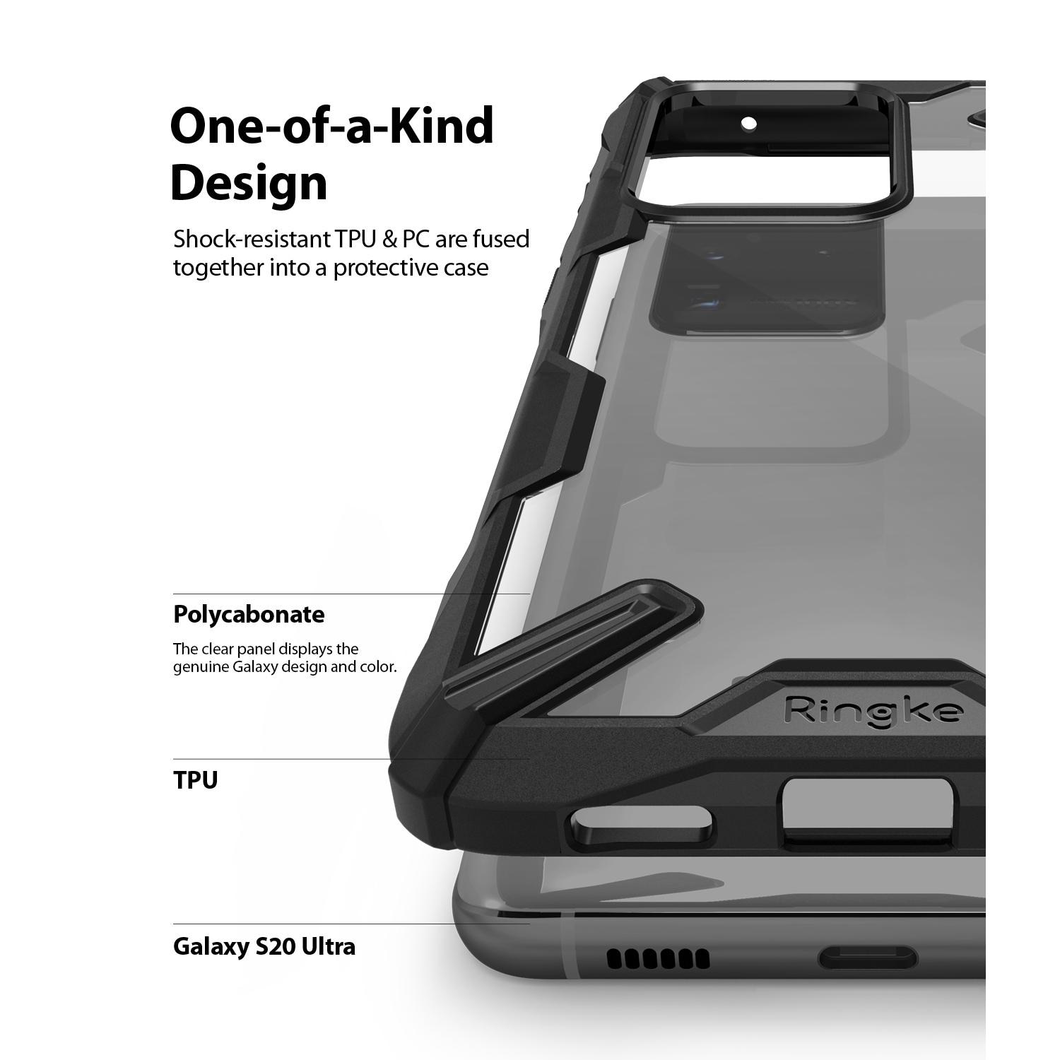 Samsung Galaxy S20 Ultra Fusion X Case Black