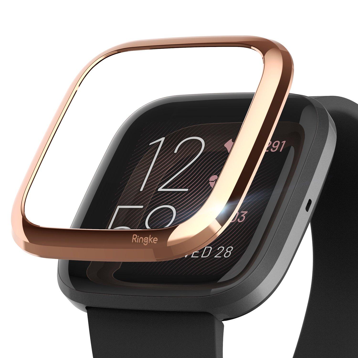 Fitbit Versa 2 Bezel Styling Glossy Rose