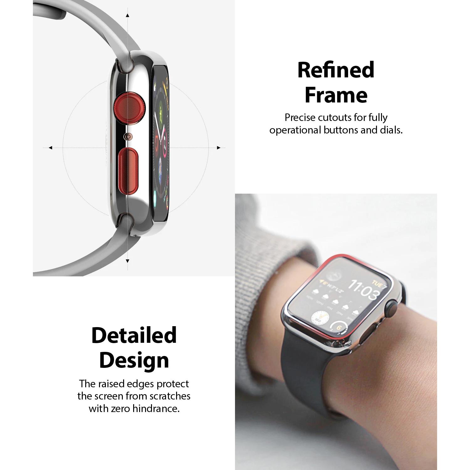 Apple Watch SE 44mm Full Frame Case Silver