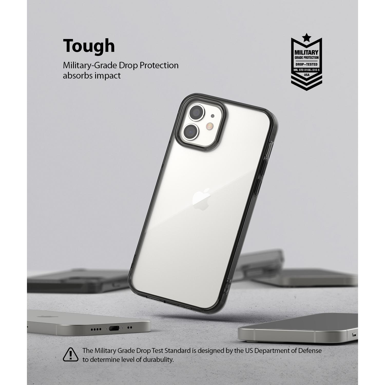 iPhone 12 Mini Fusion Case Smoke Black