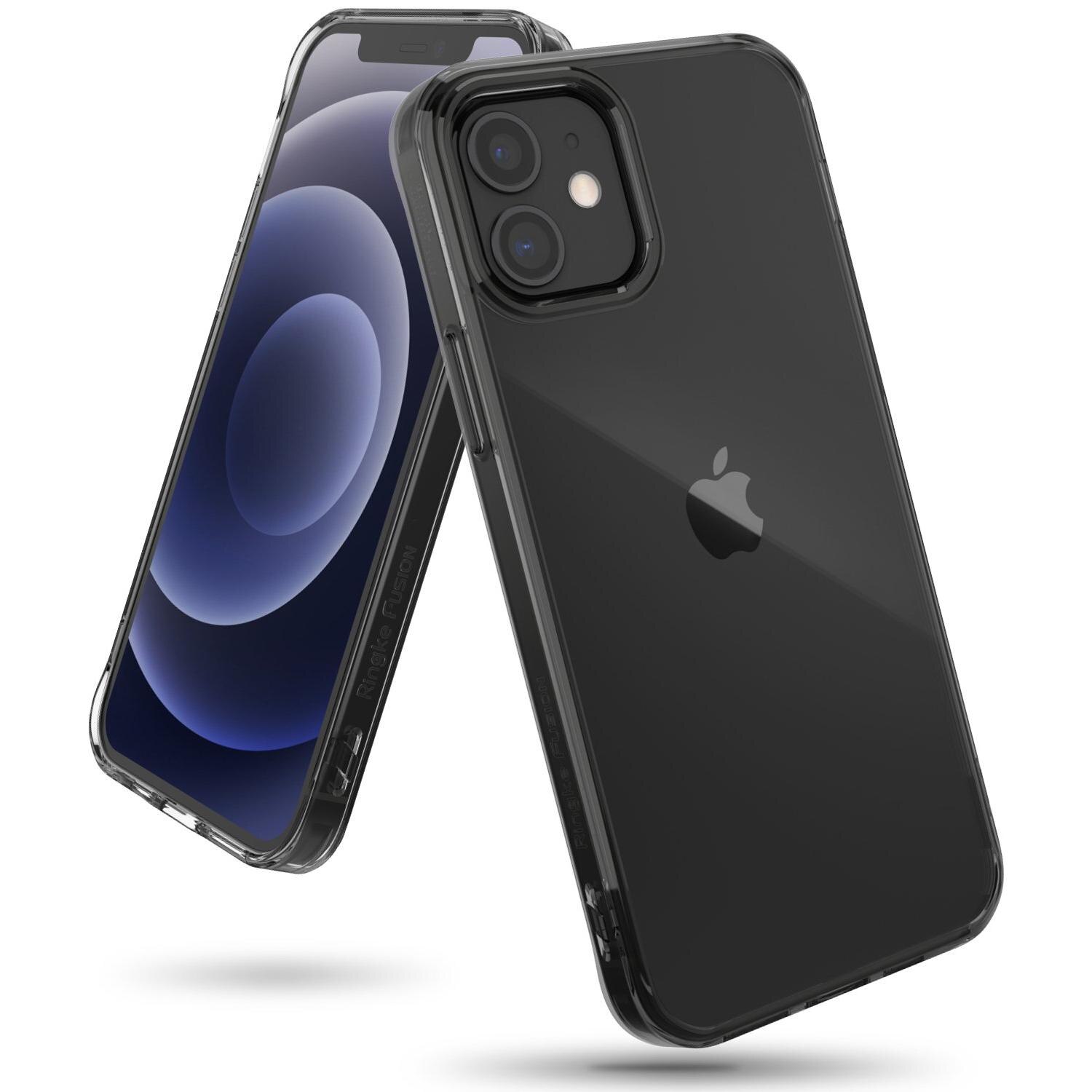 iPhone 12 Mini Fusion Case Smoke Black