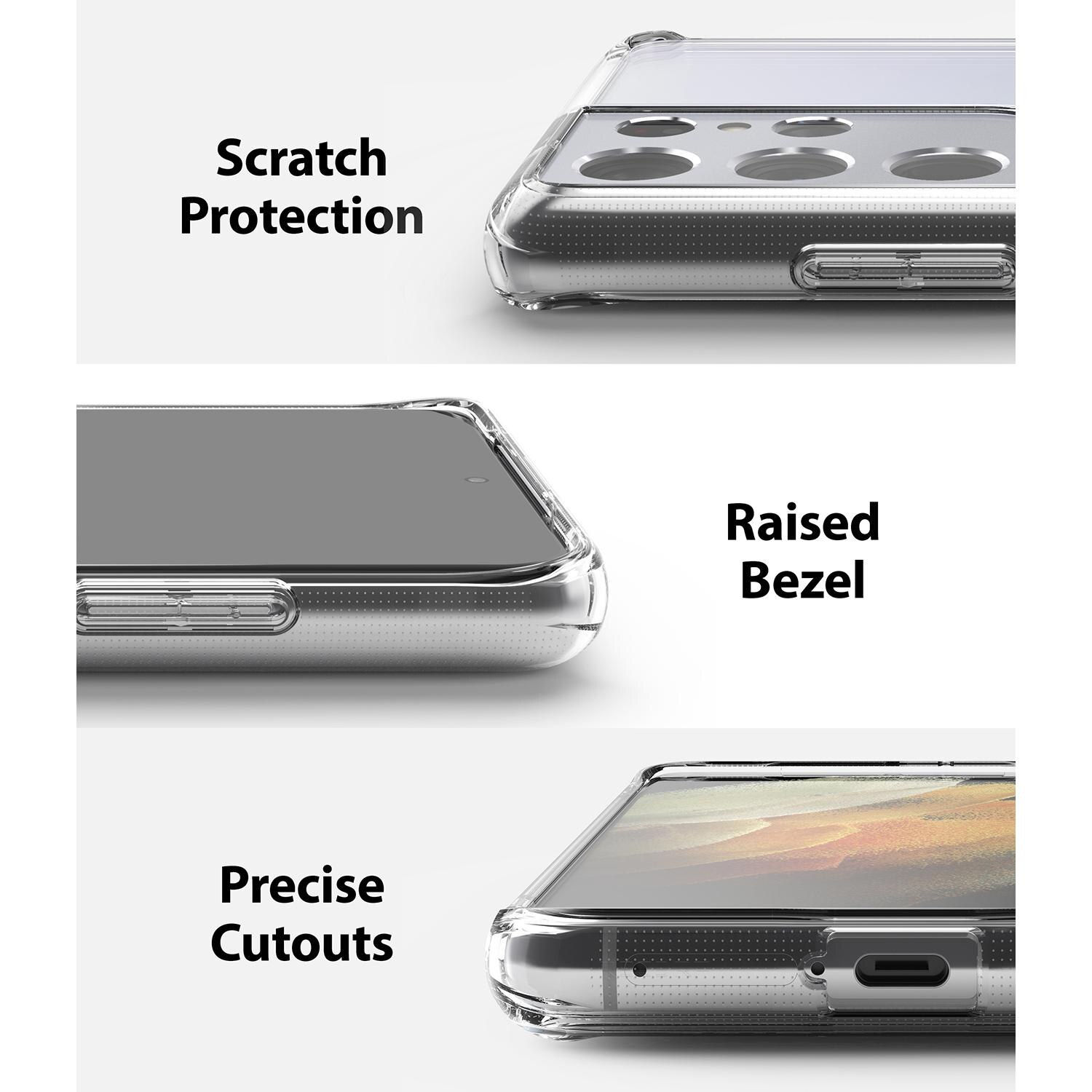 Samsung Galaxy S21 Ultra Fusion Case Transparent