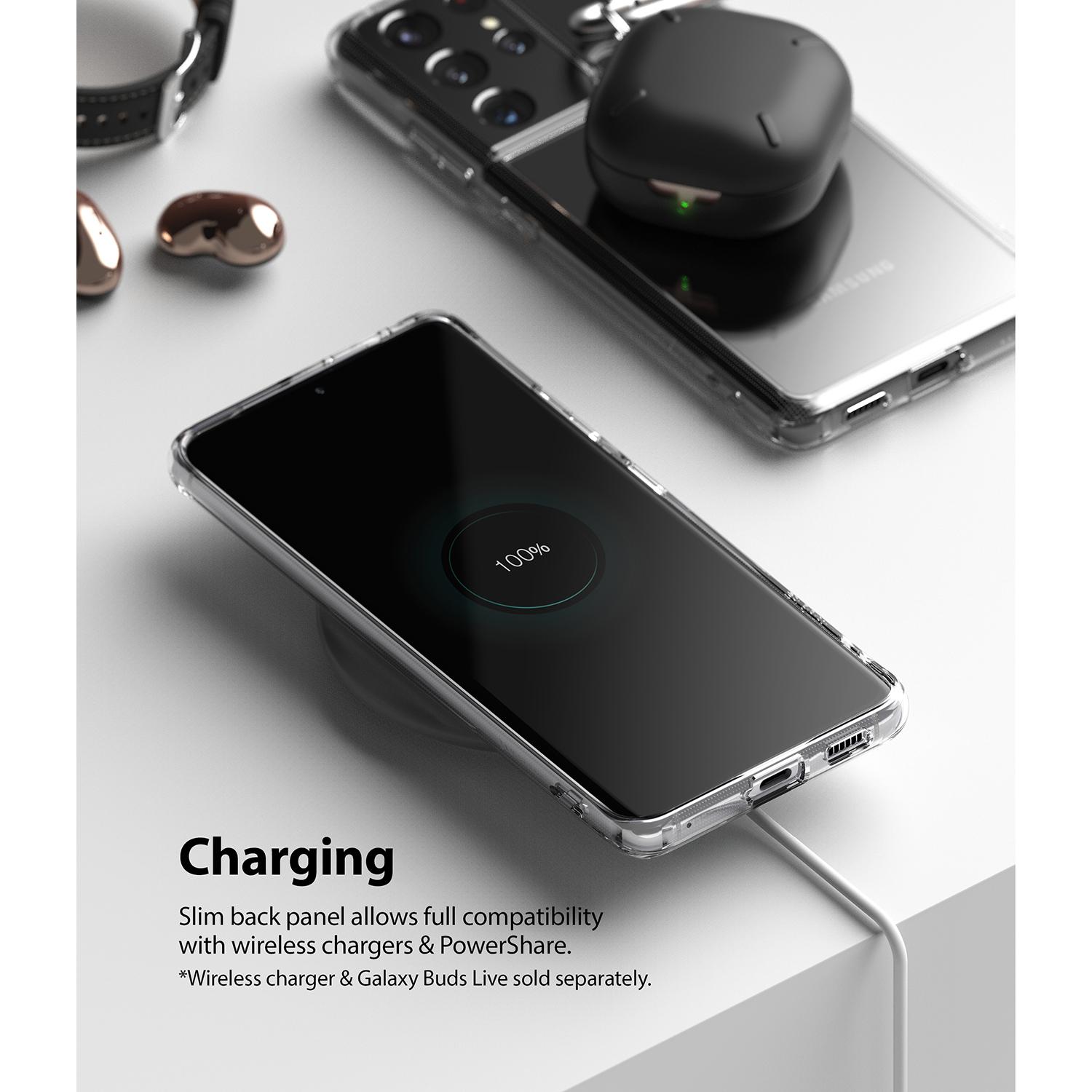 Samsung Galaxy S21 Ultra Fusion Case Transparent