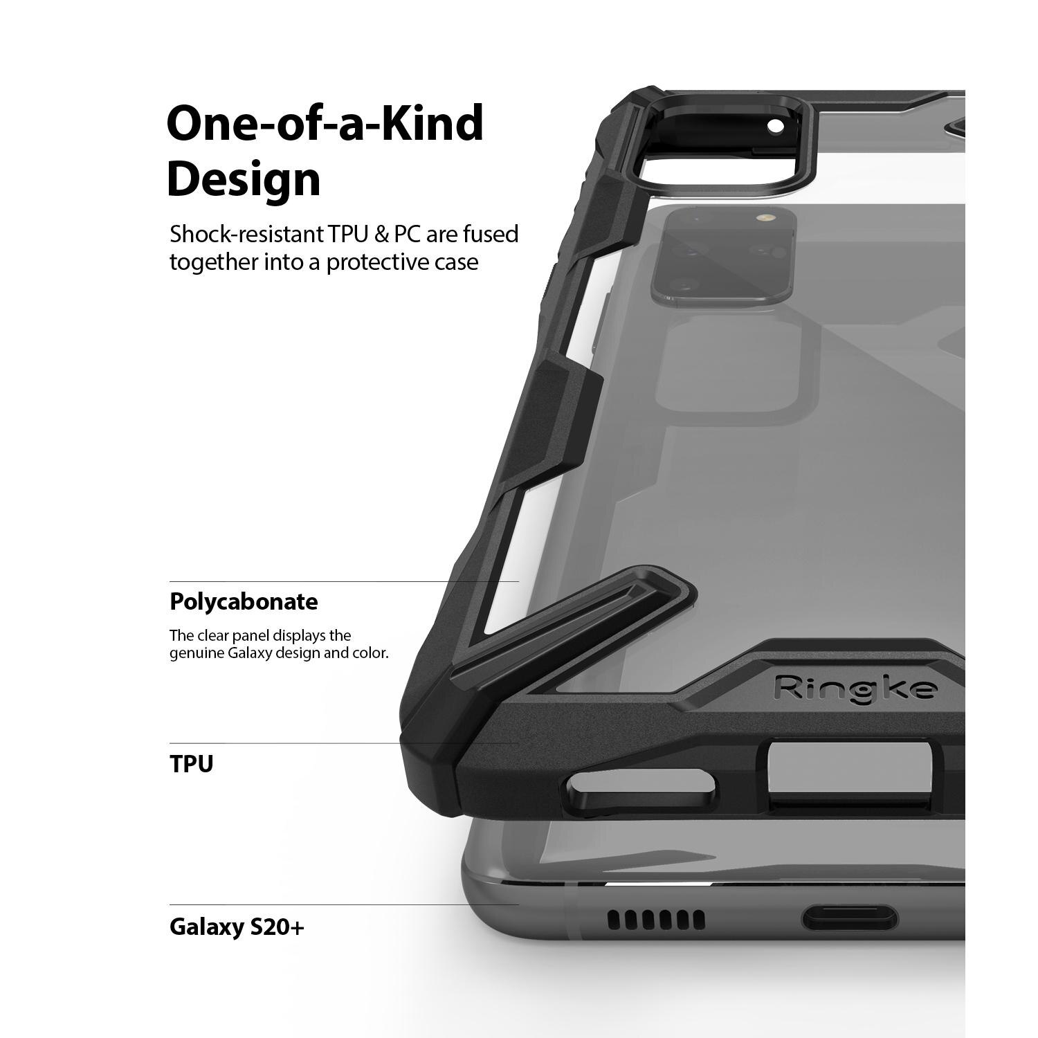 Samsung Galaxy S20 Plus Fusion X Case Black