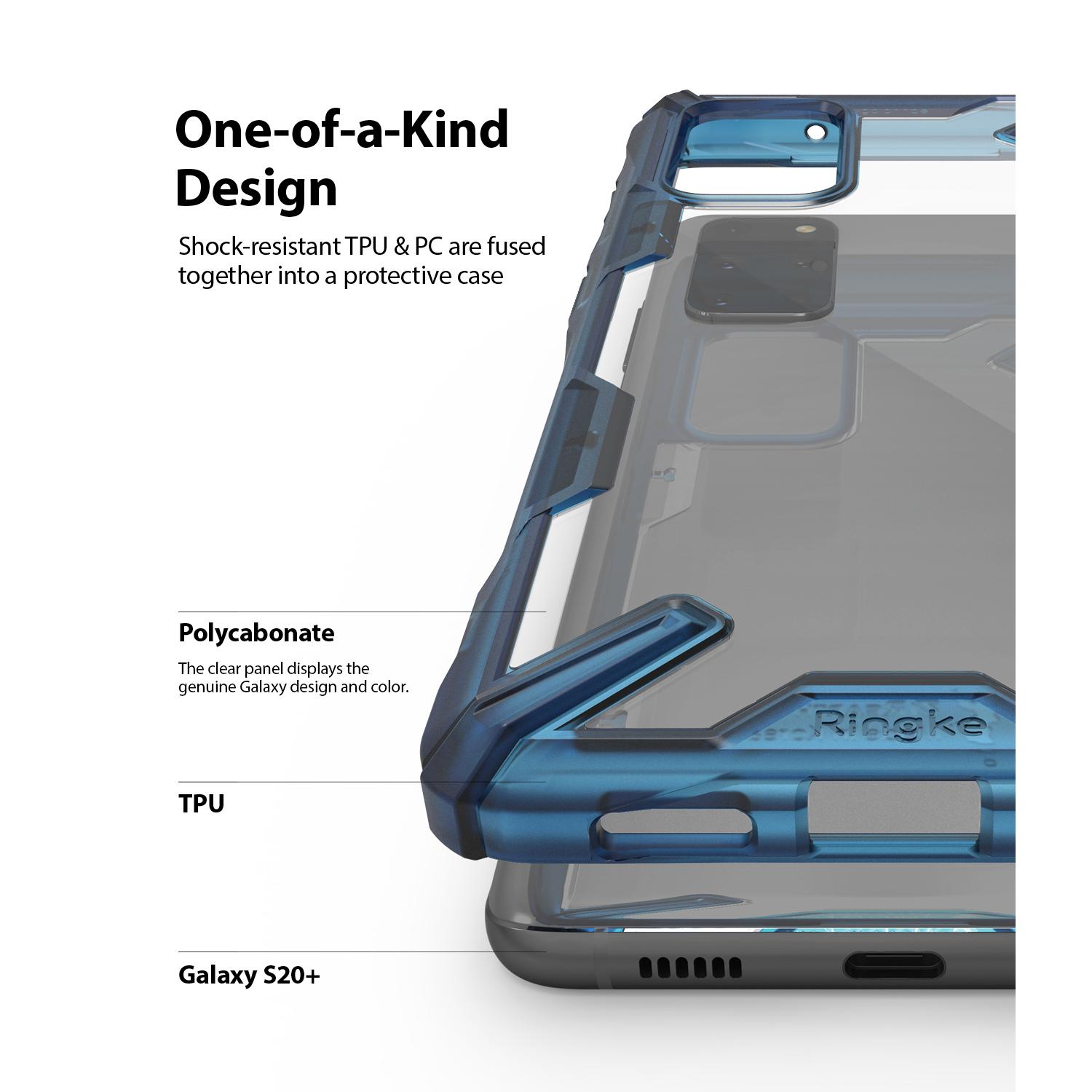 Samsung Galaxy S20 Plus Fusion X Case Blue