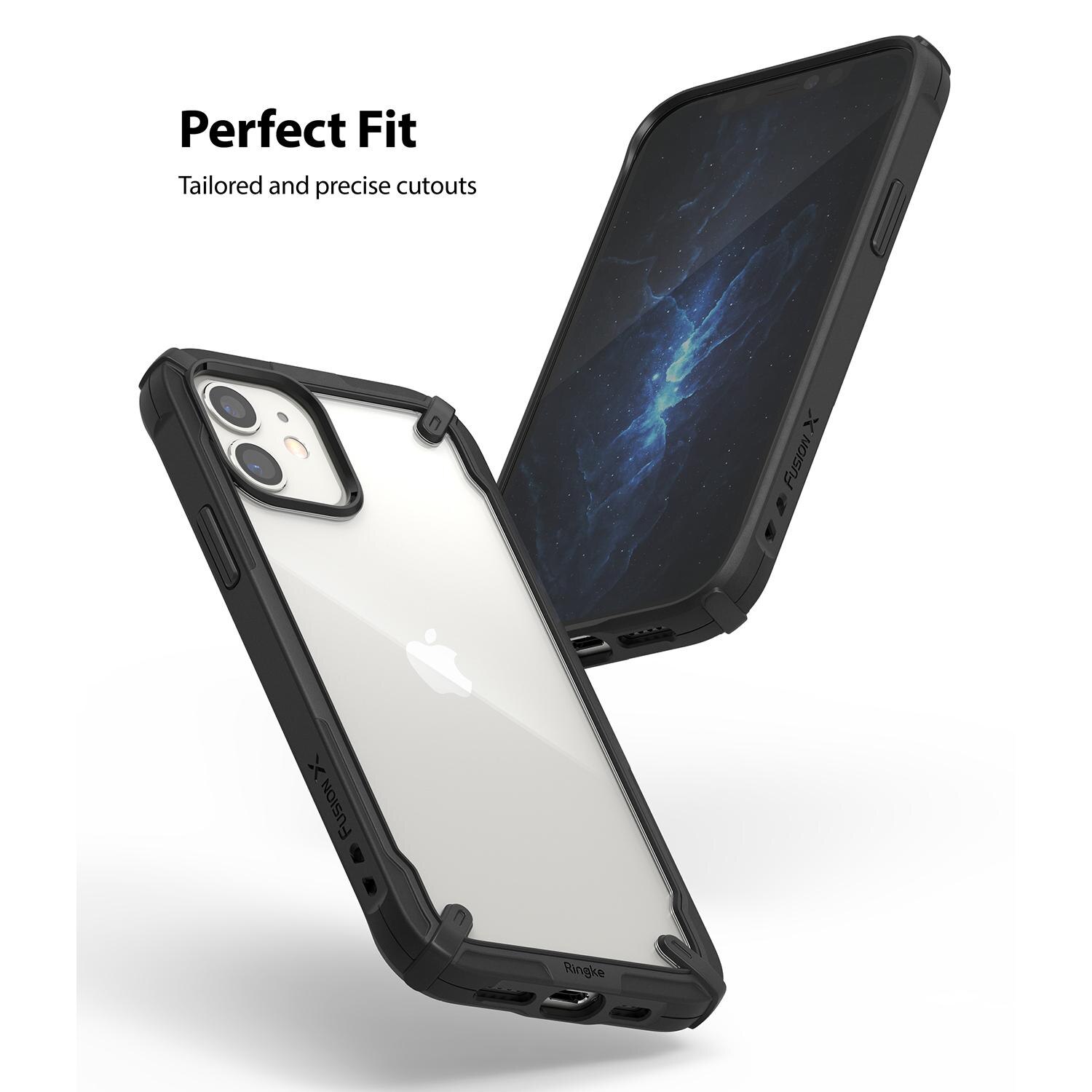 iPhone 12/iPhone 12 Pro Fusion X Case Black