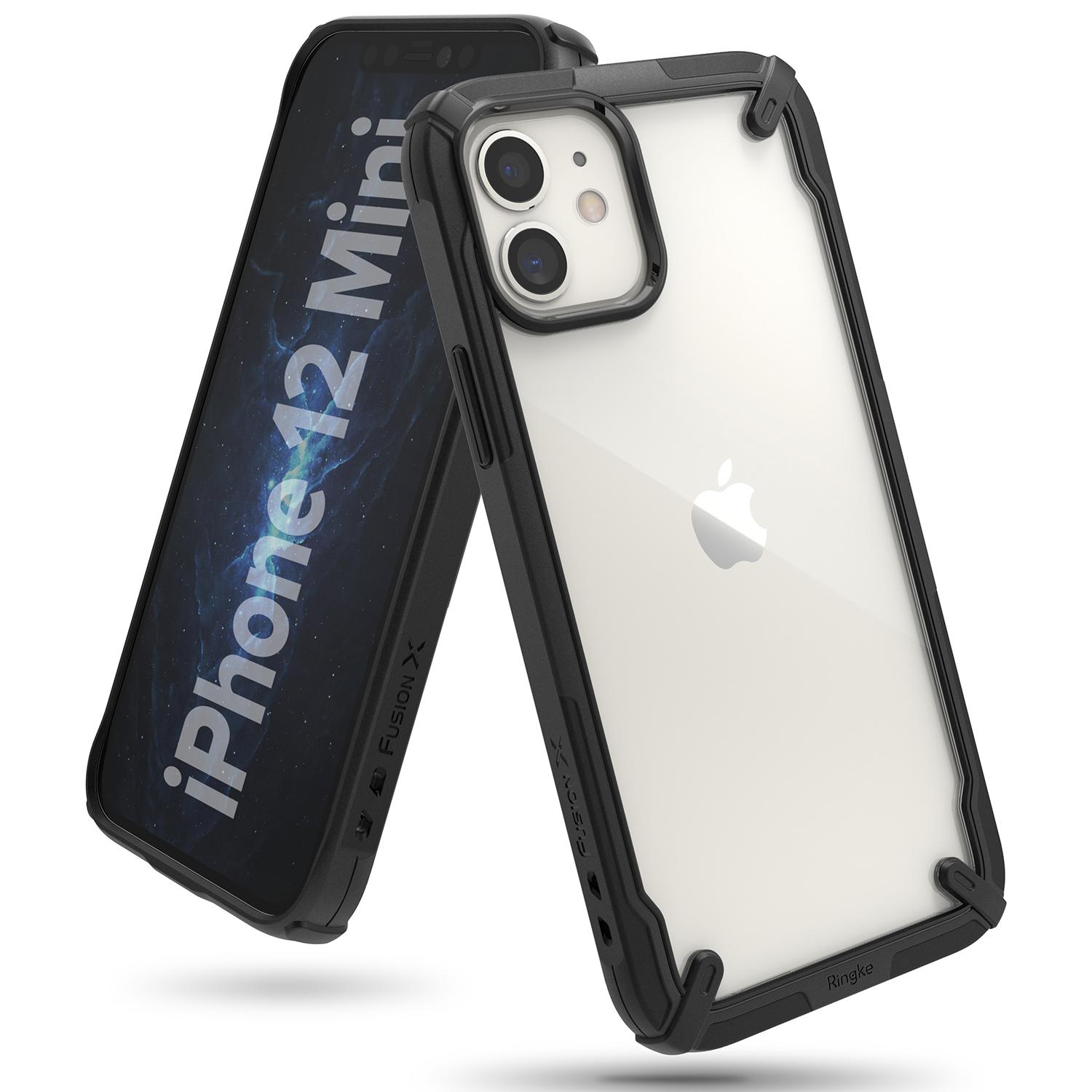 iPhone 12 Mini Fusion X Case Black