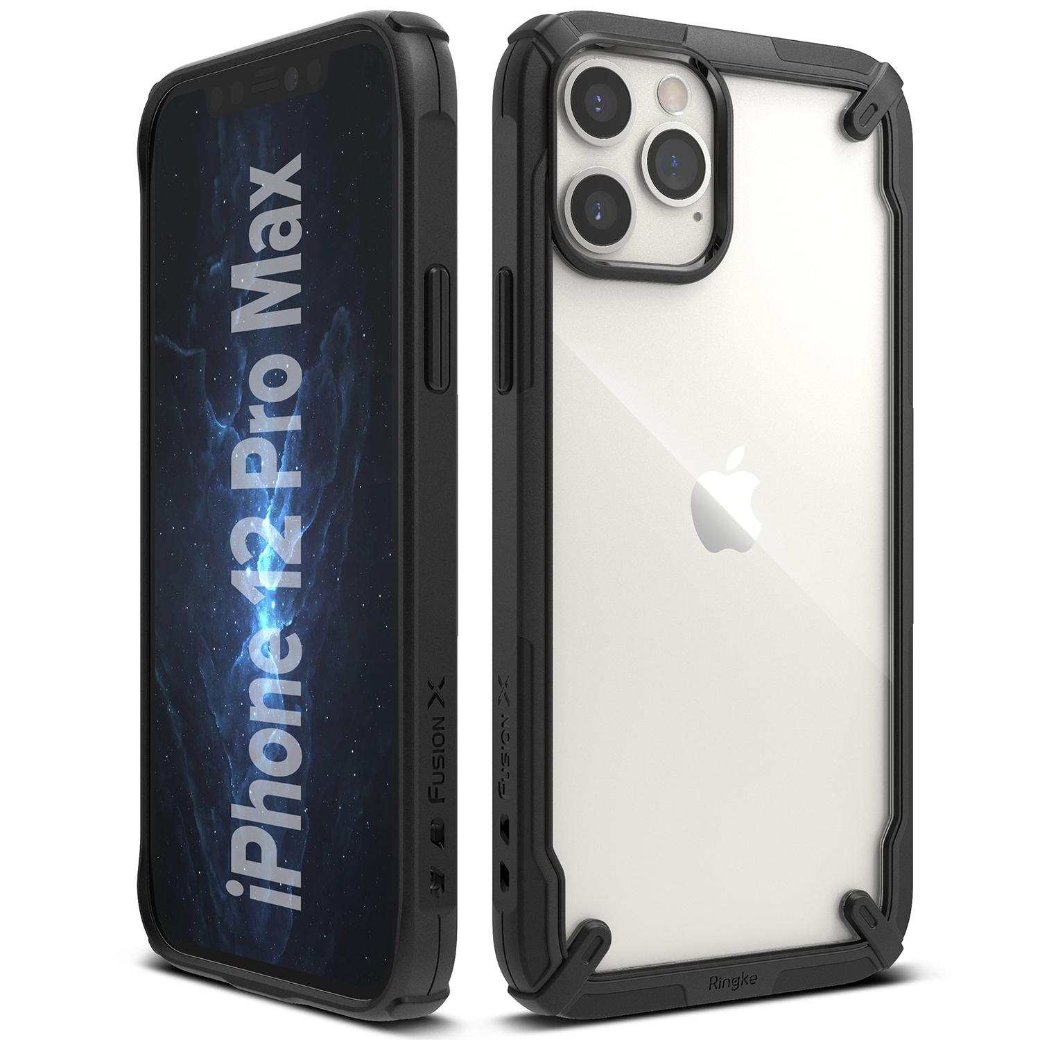 iPhone 12 Pro Max Fusion X Case Black