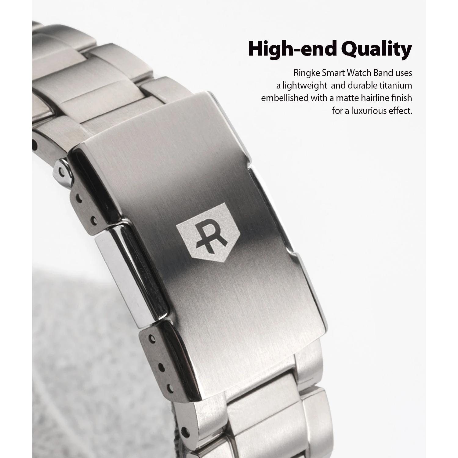 Samsung Galaxy Watch Active 2 44mm Metal One Titanium Band Silver