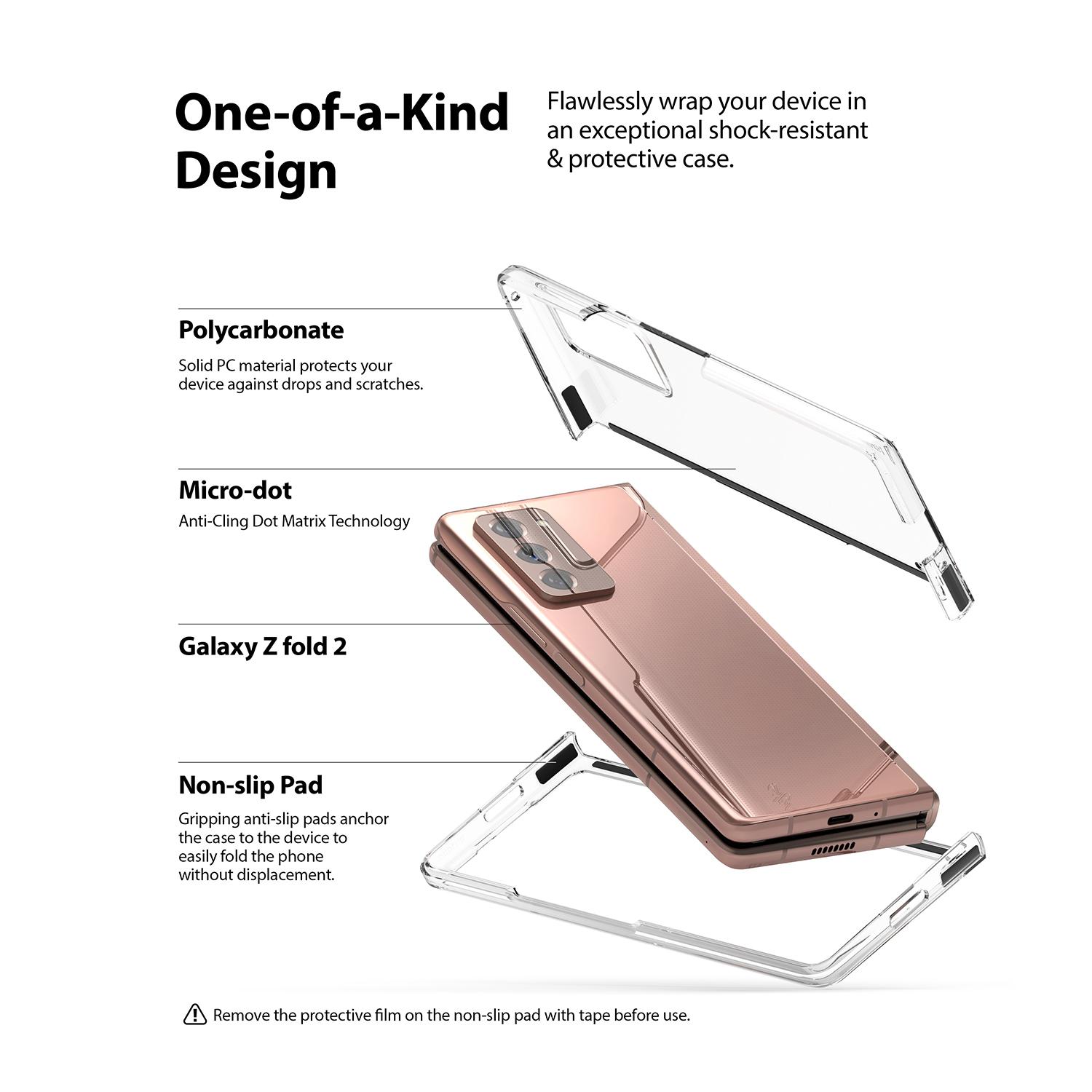 Samsung Galaxy Z Fold 2 Slim Case Clear