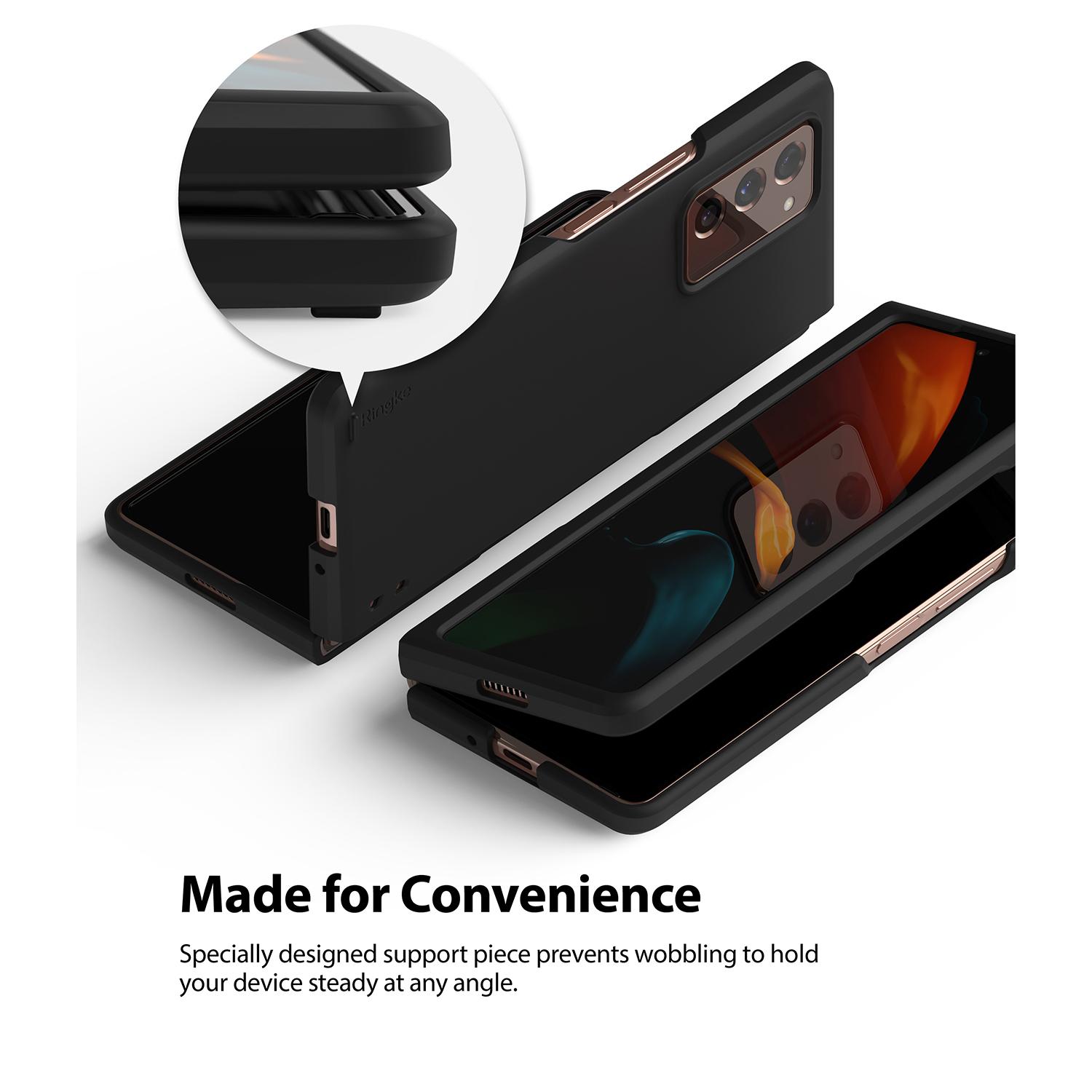 Samsung Galaxy Z Fold 2 Slim Case Matte Black