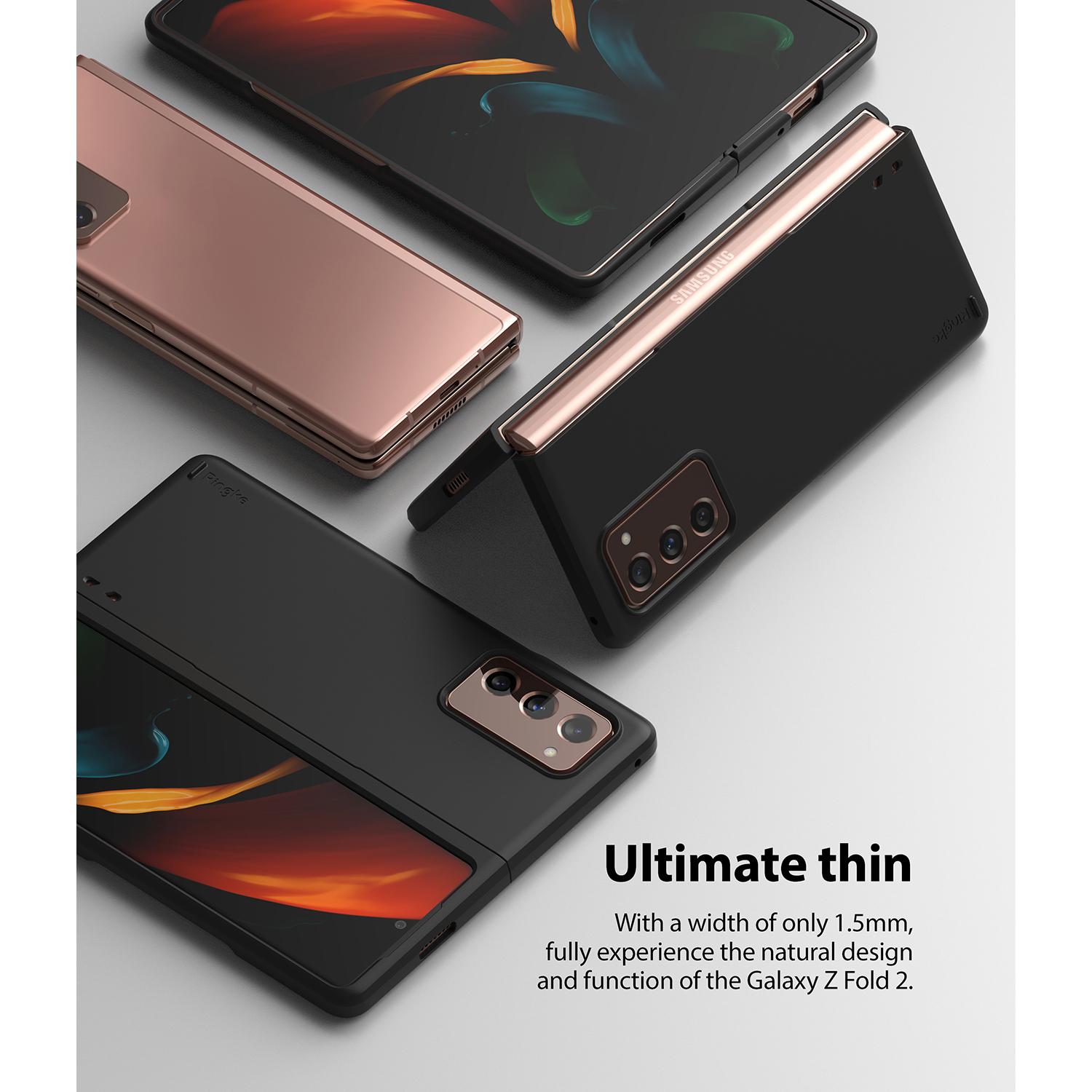 Samsung Galaxy Z Fold 2 Slim Case Matte Black