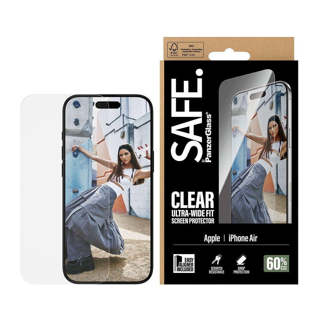 iPhone Air Screen Protector Ultra Wide Fit (with EasyAligner)