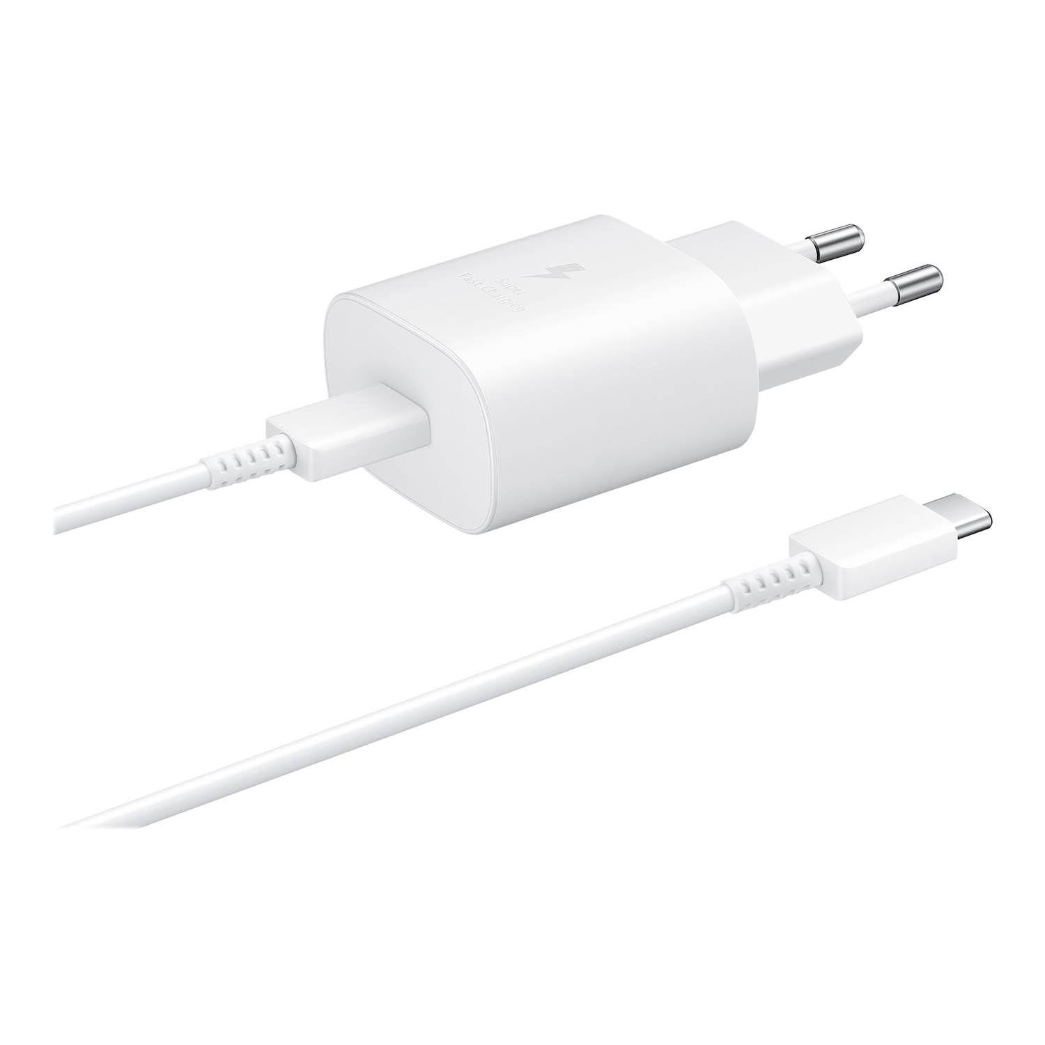 Power Adapter Fast Charge 25W USB-C White