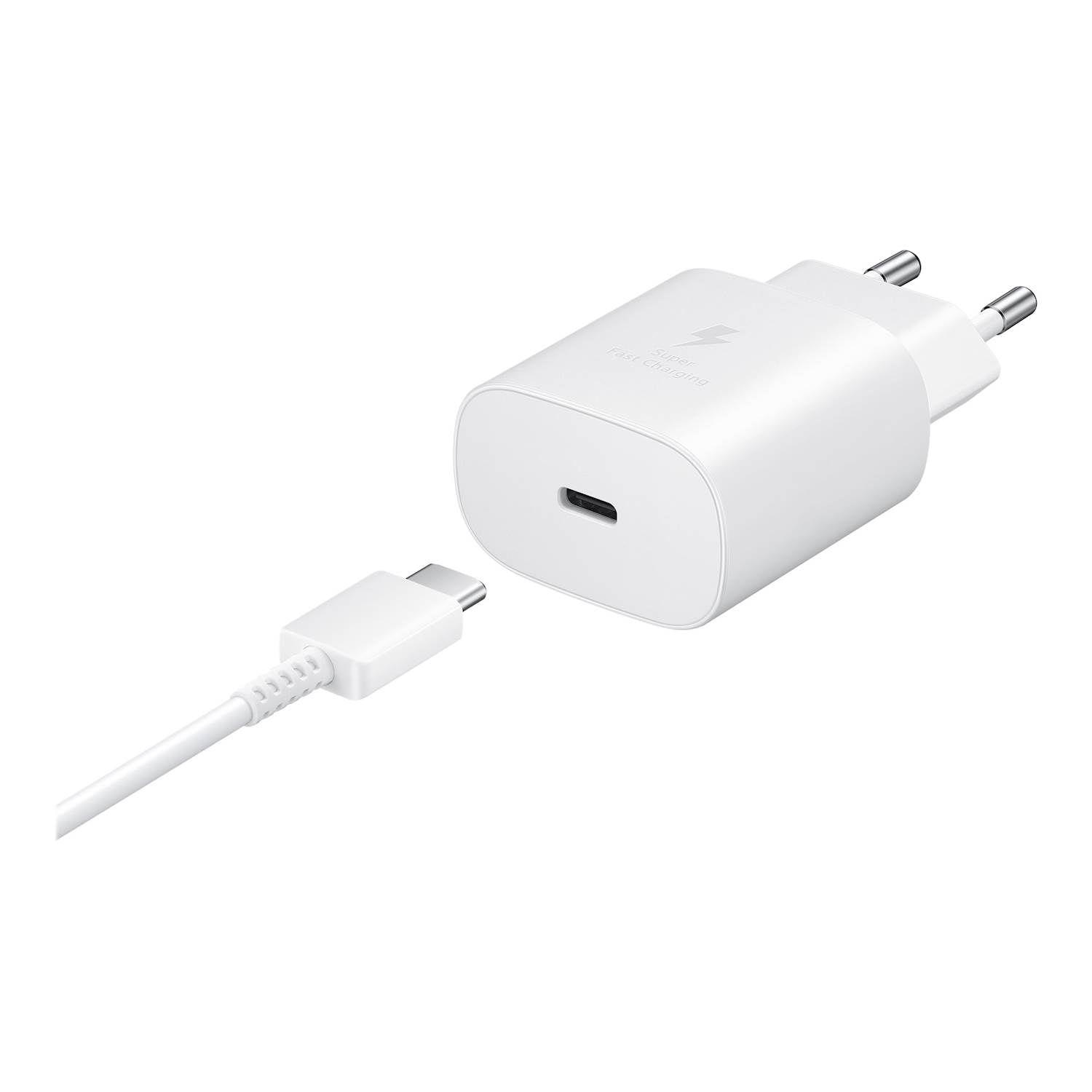Power Adapter Fast Charge 25W USB-C White