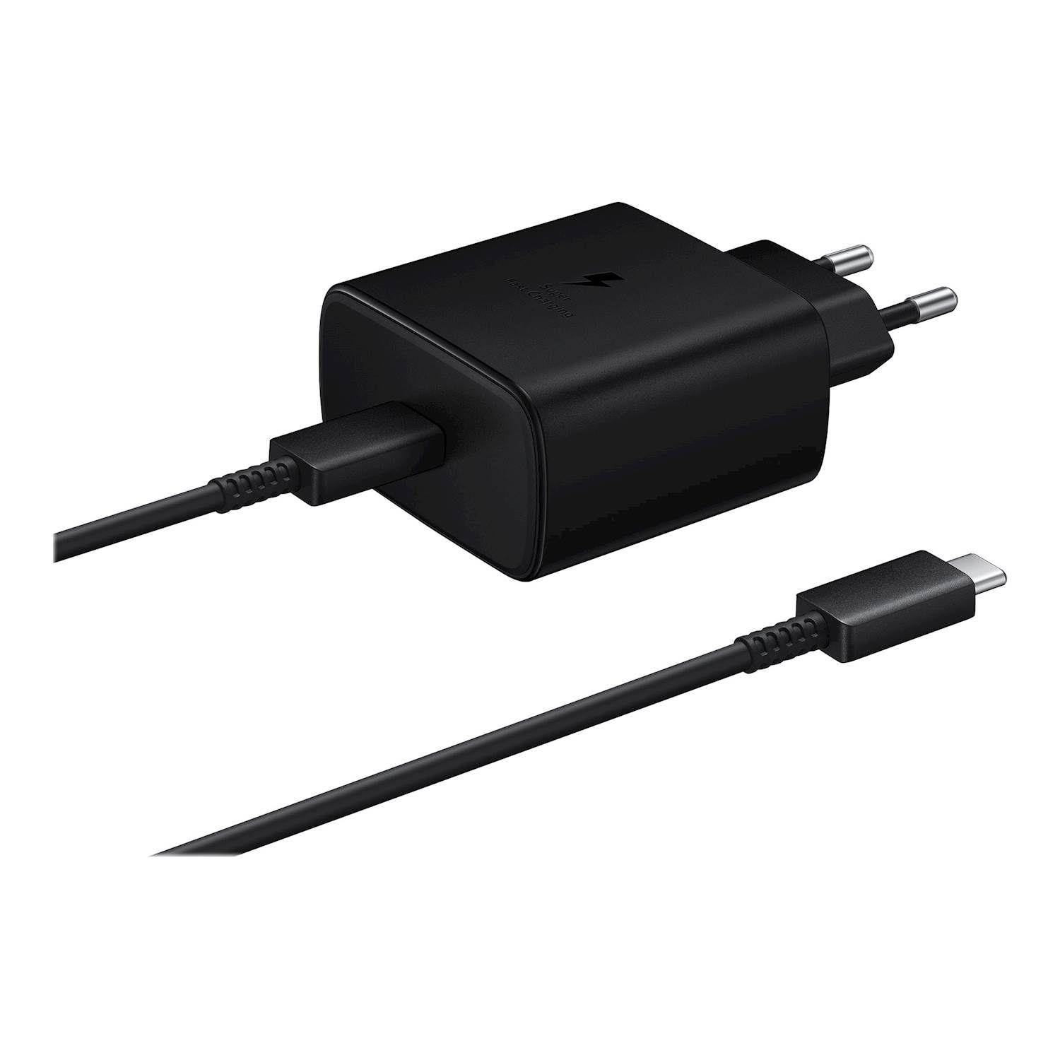 Power Adapter Fast Charge USB-C Power Delivery 45W Black