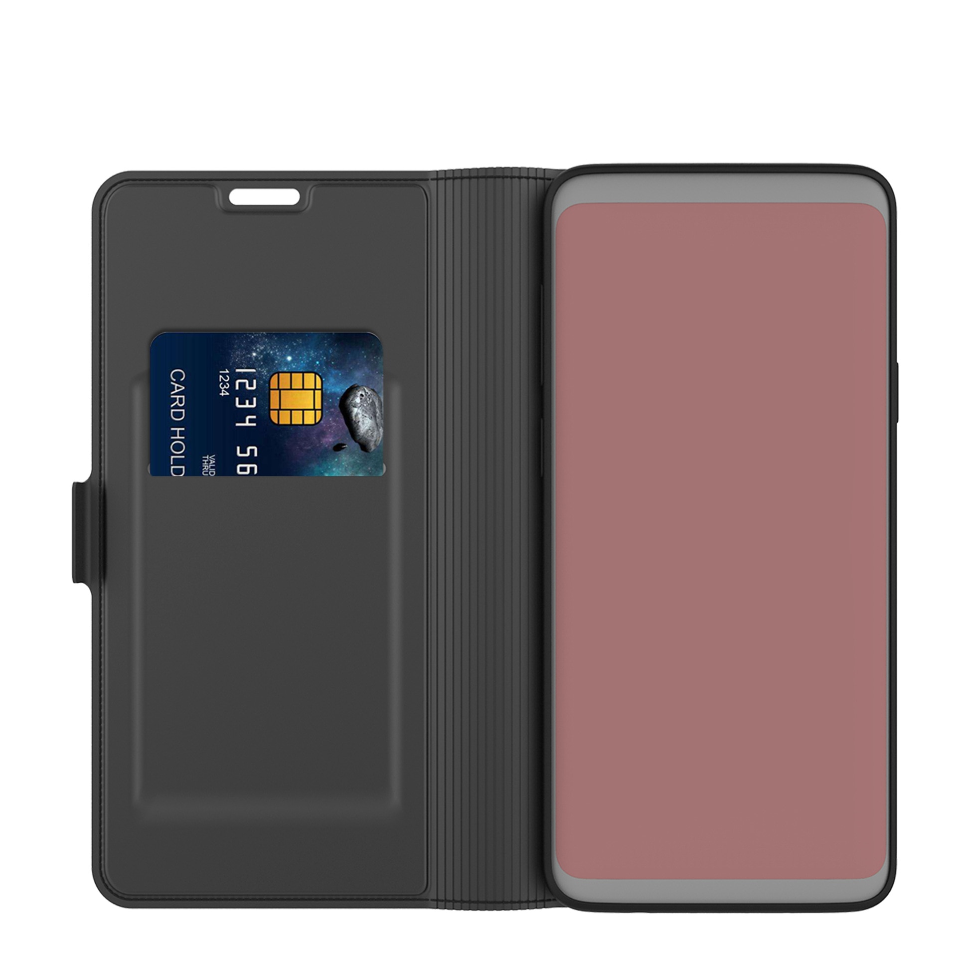 iPhone 13 Pro Slim Card Wallet Black