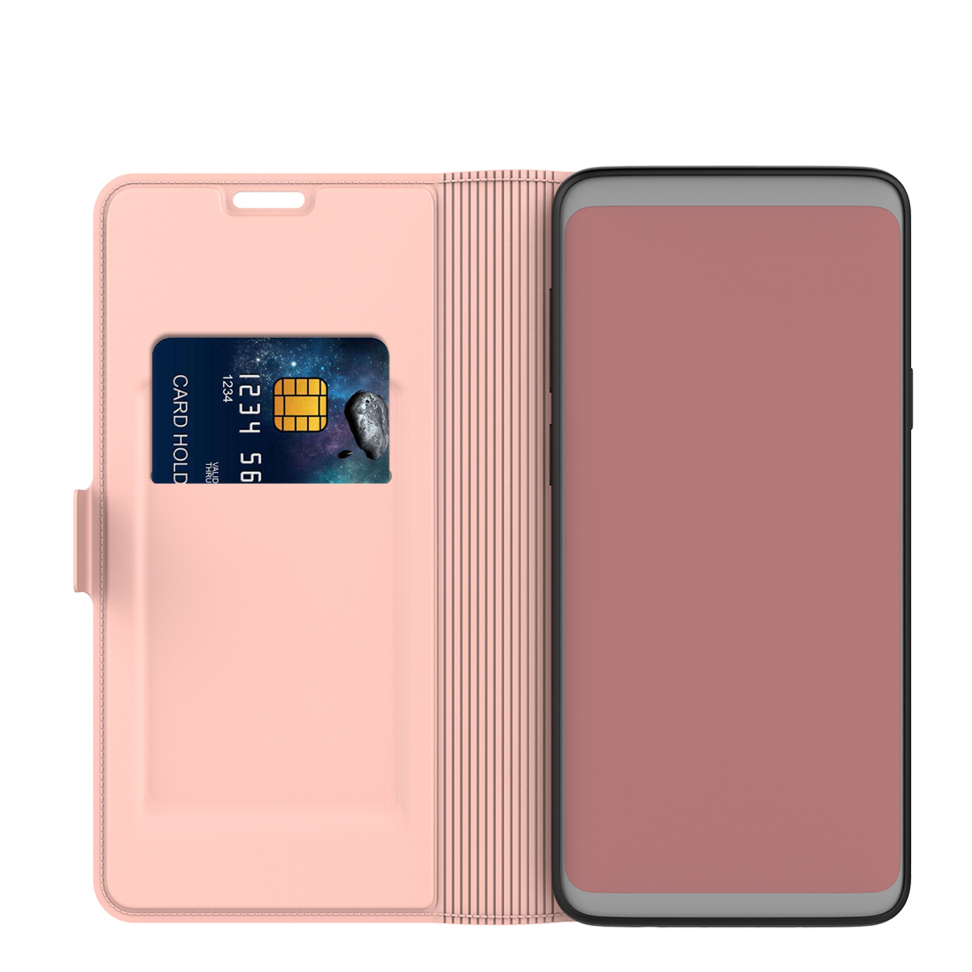 iPhone 13 Pro Max Slim Card Wallet Pink