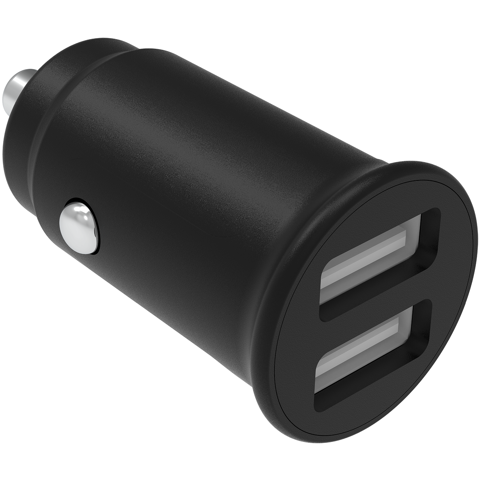 Dual Car Charger 4.8A 12V-24V Black