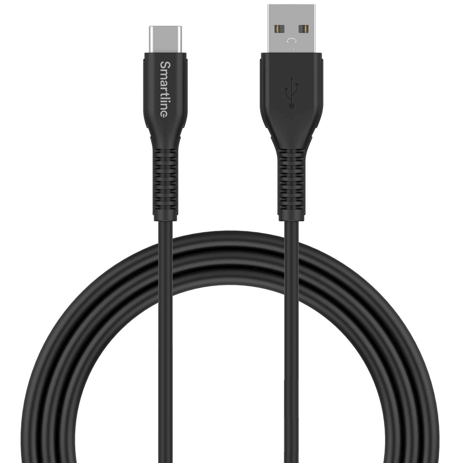 Strong USB-A to USB-C Cable 2 meters Black