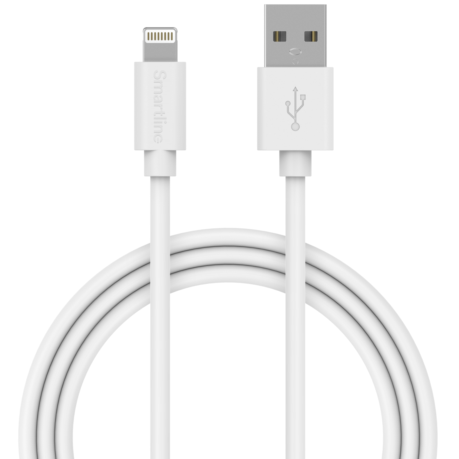 USB-A to Lightning Cable 2 meters White