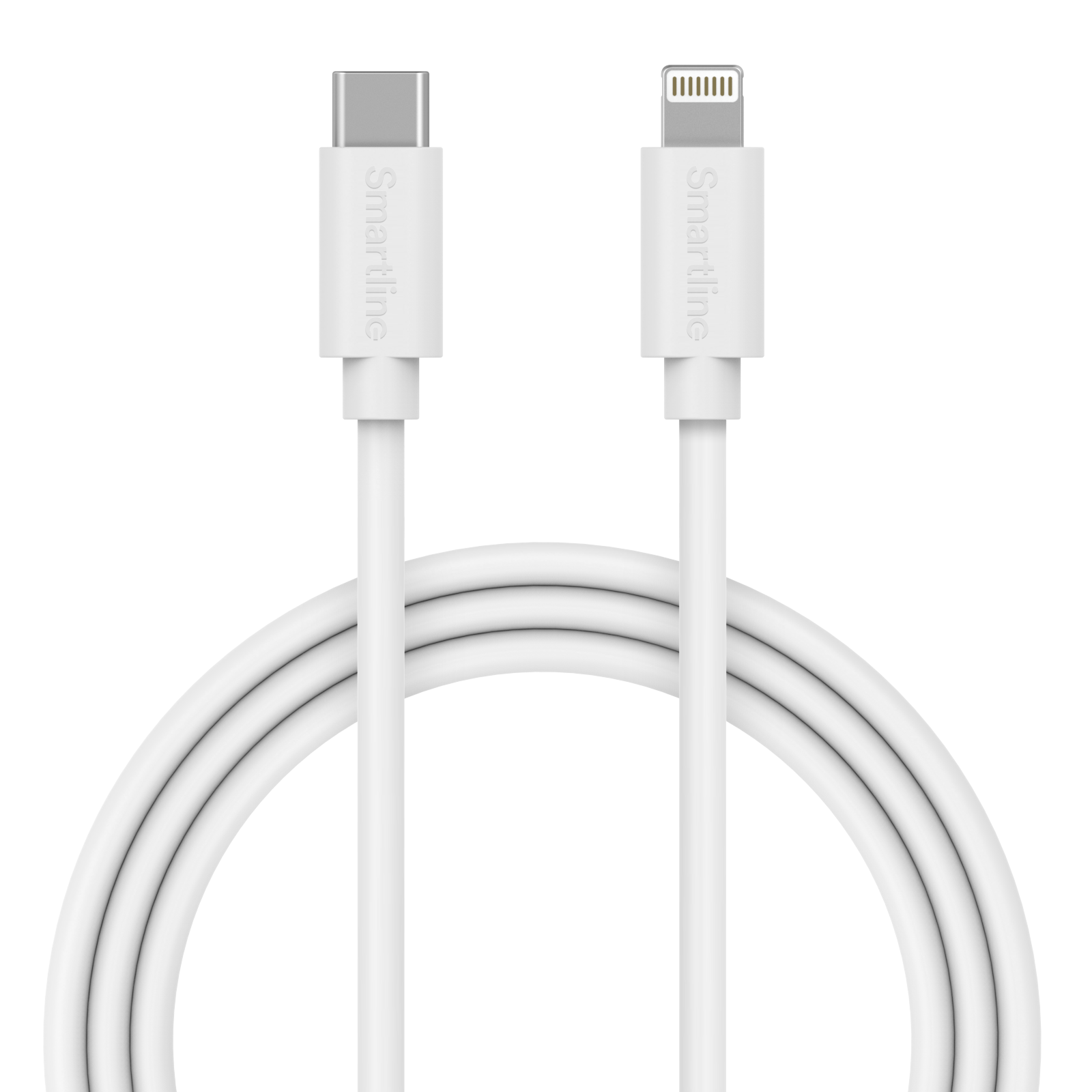 Long USB-C to Lightning Cable 2 meters iPhone 13 Mini White