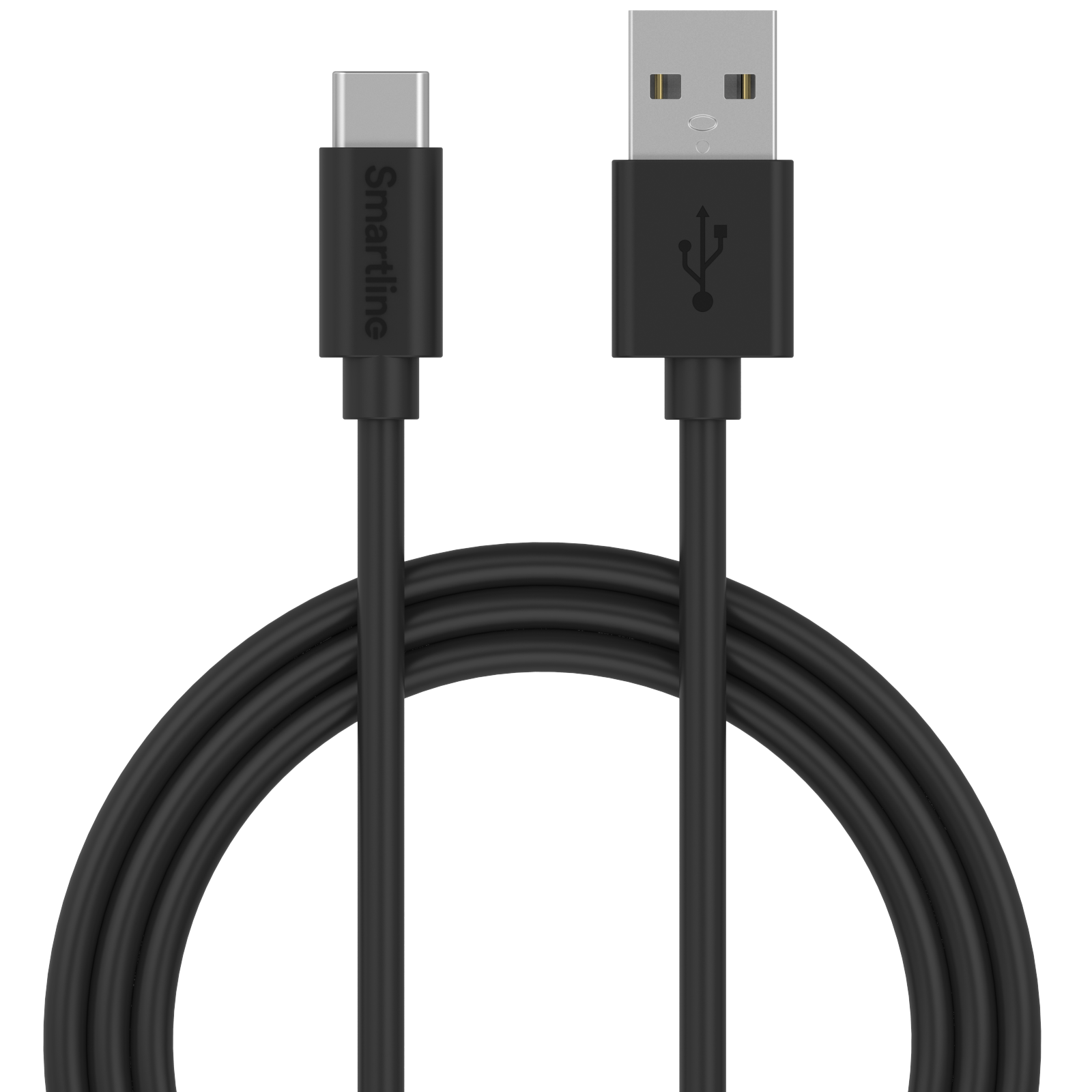 USB-A to USB-C Cable 1 meter Black