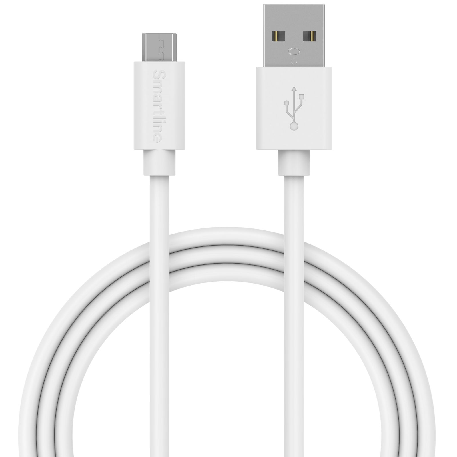 USB-A to MicroUSB Cable 2 meters White