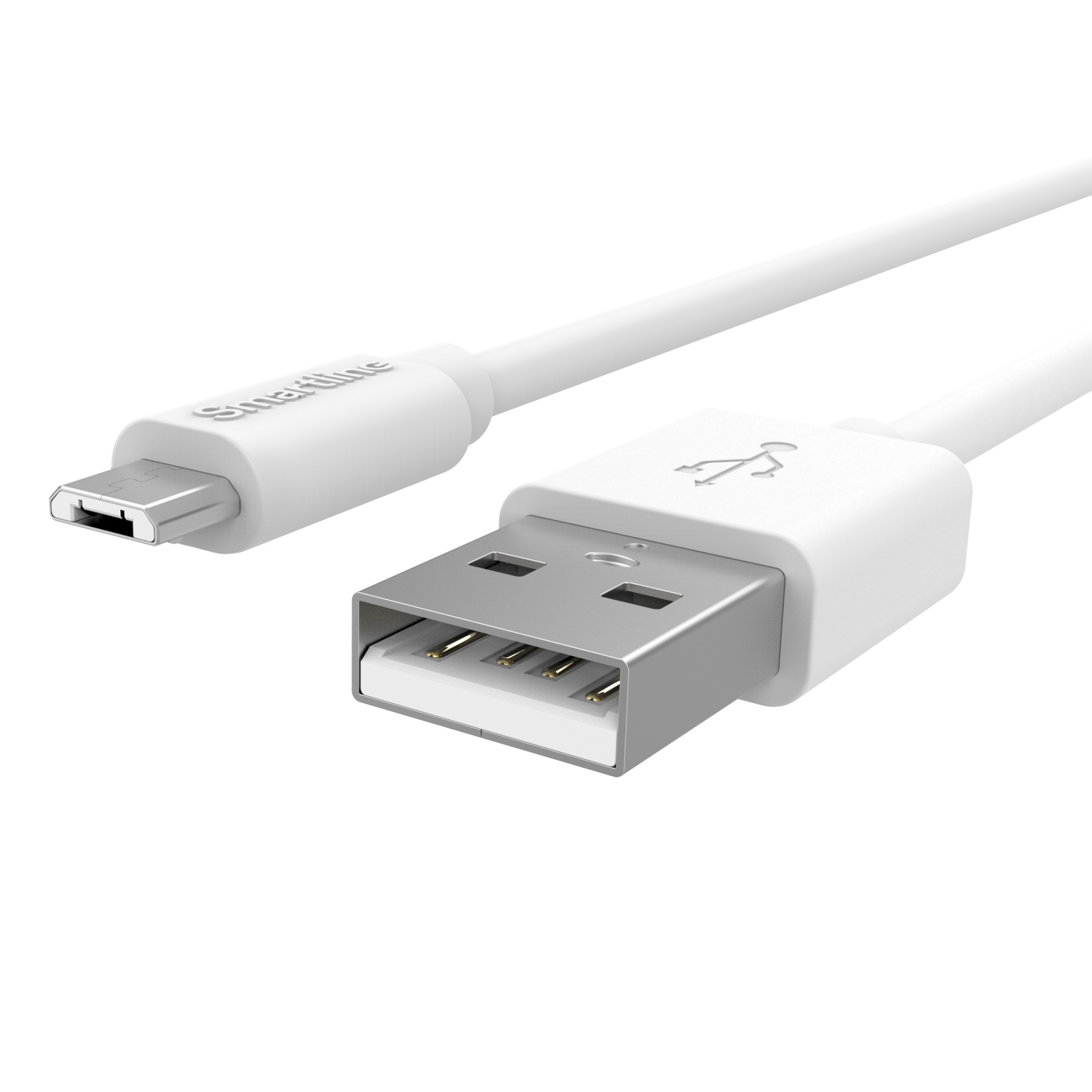 USB-A to MicroUSB Cable 2 meters White