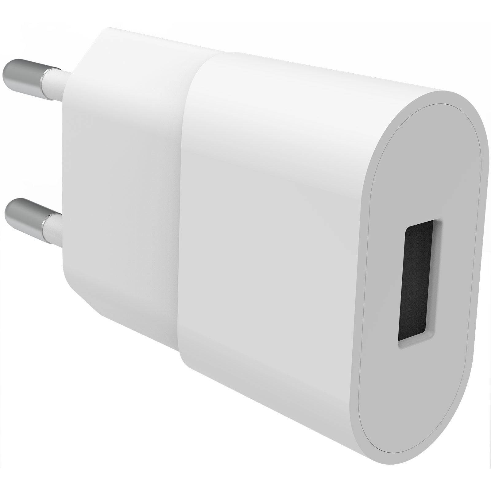 USB Power Adapter 1A White