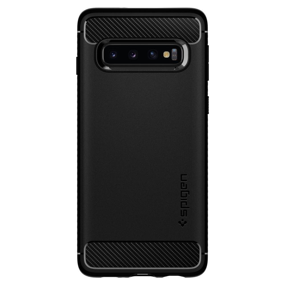 Samsung Galaxy S10 Case Rugged Armor Black