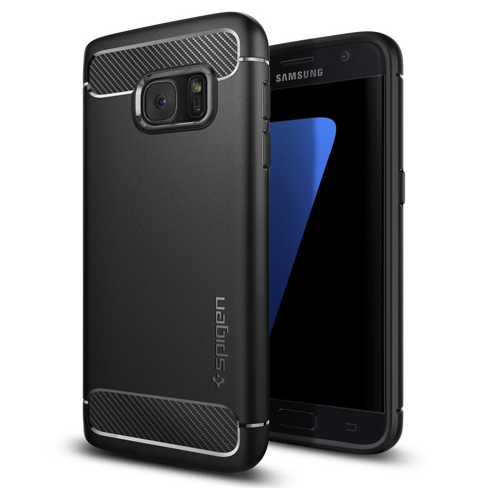 Samsung Galaxy S7 Rugged Armor Case Black